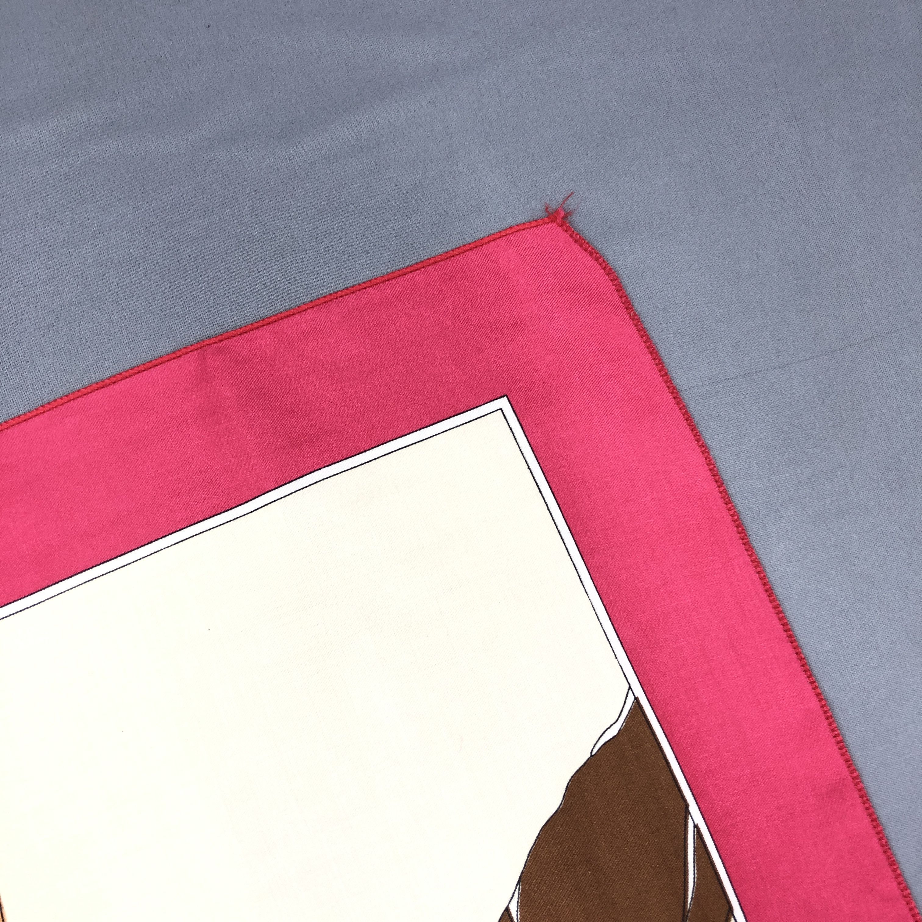 Other × Vintage Vintage SILK Scarf Twill Stole Wraps Scarves Size ONE SIZE - 7 Thumbnail