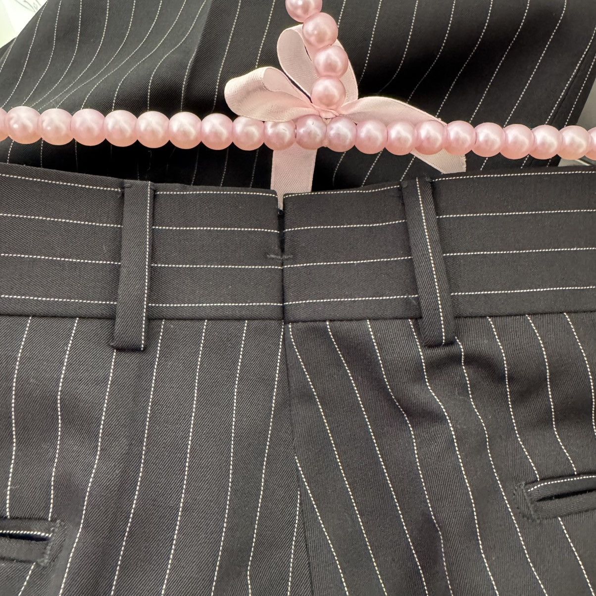 Gucci Gucci pants dress pants pin stripe striped flare wide leg Size 34" / US 12 / IT 48 - 18 Thumbnail