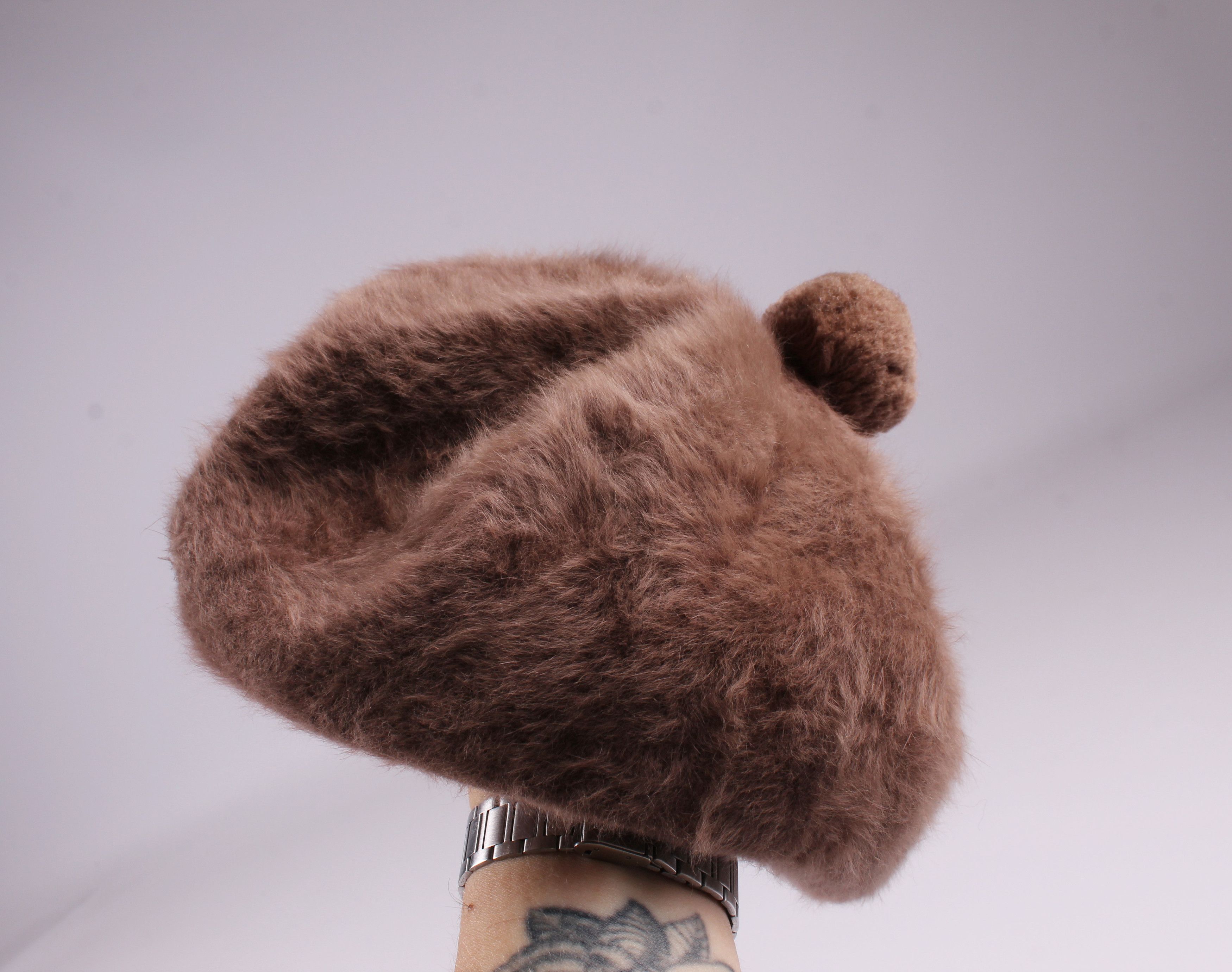 Kangol × Vintage Vintage Kangol Furgora Pom Beret Hat Size ONE SIZE - 2 Thumbnail