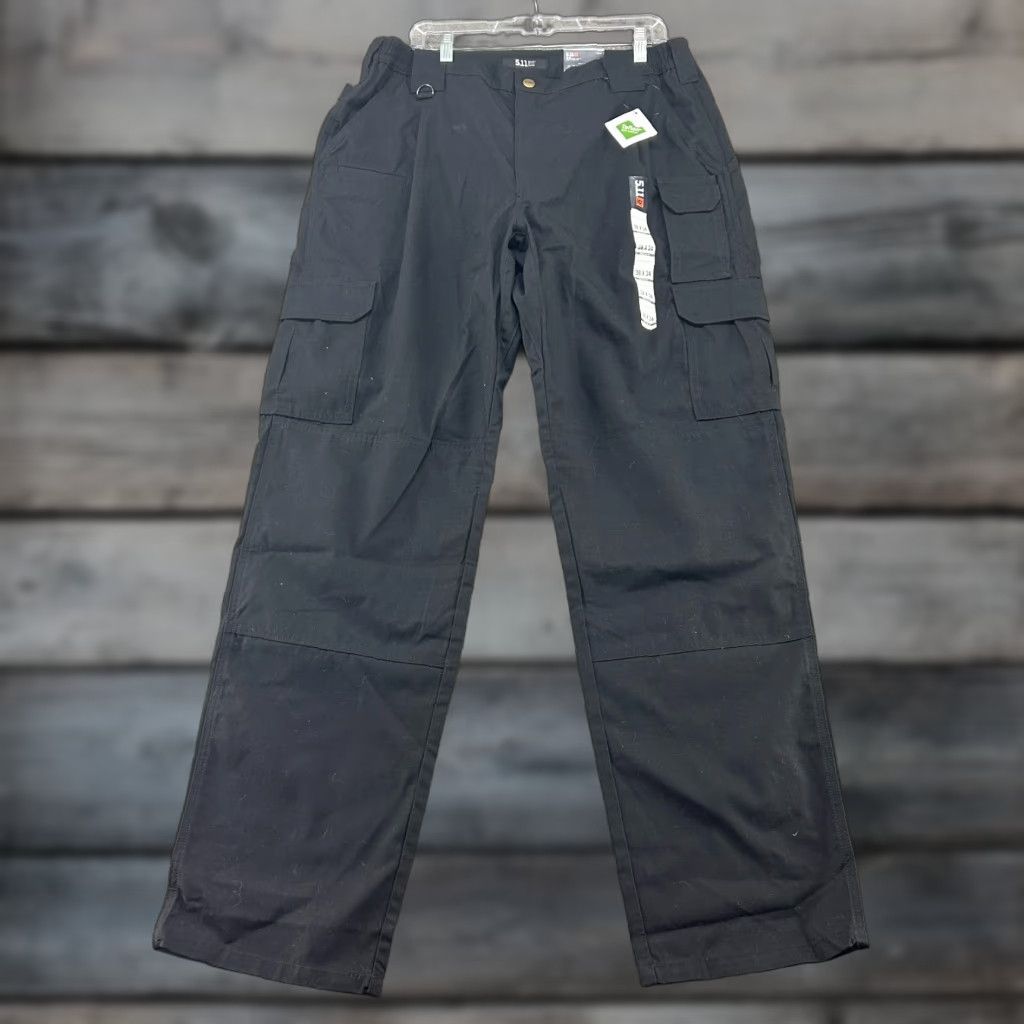 Vintage 5.11 Tactical Pants Mens 38x34 Black Cargo Regular Ripstop Cotton Utility Combat Pants Size US 38 / EU 54 - 1 Thumbnail