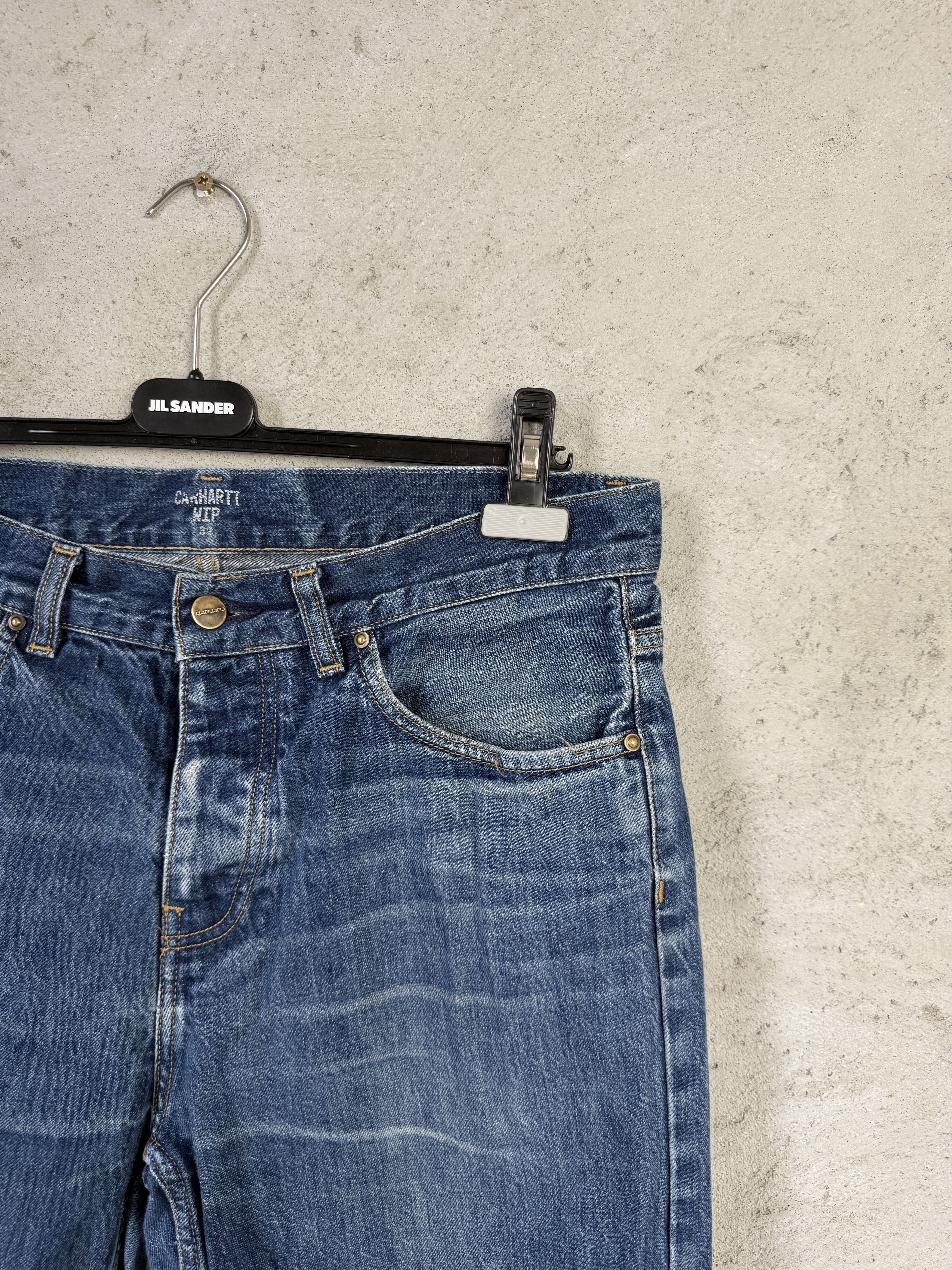Carhartt Wip Carhartt WIP Nevel Pant denim jeans casual skate rap Size US 32 / EU 48 - 4 Thumbnail