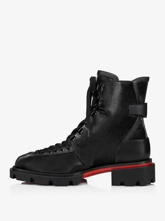 Christian Louboutin o1s1wg111124 Our Macademia Flat Toile in Black Size US 7 / EU 40 - 3 Thumbnail