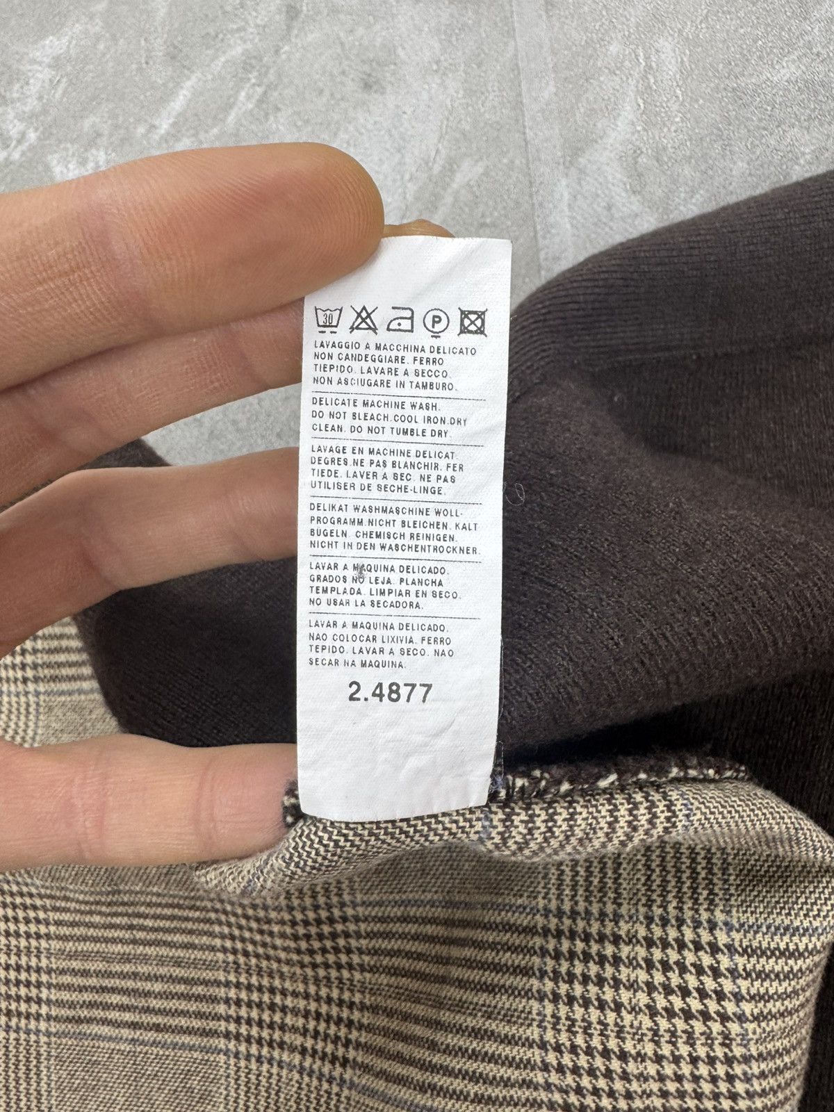 United Colors Of Benetton United colors of Benetton wool wrap mini skirt checkered Size 28" / US 6 / IT 42 - 7 Thumbnail