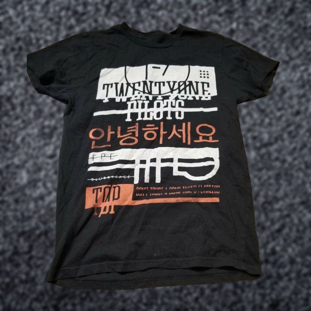Vintage Twenty One Pilots PPK Connector T-shirt Mens M Band Tee Short Sleeve Crew Neck Black Cotton Graphics Size US M / EU 48-50 / 2 - 1 Thumbnail