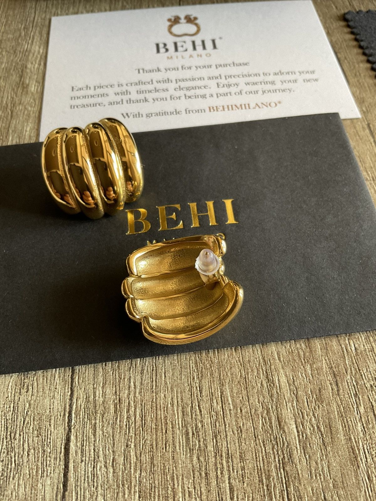 Other BEHI MILANO OMIYA EARRINGS Size ONE SIZE - 9 Thumbnail