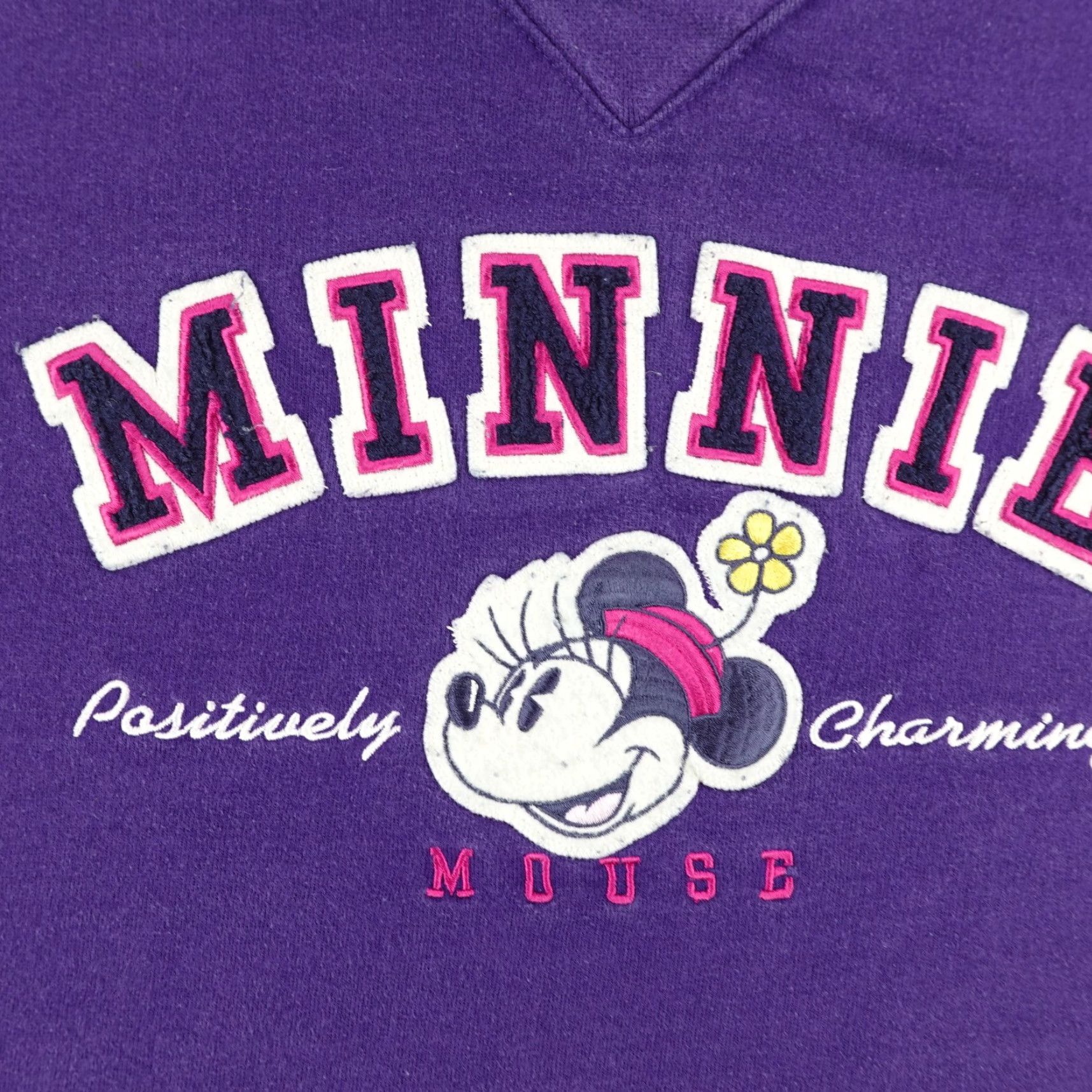 Disney VINTAGE Disney Sweatshirt Womens 2XL Purple Minnie Mouse Crewneck Pullover 90s Cartoon Logo Sweatshirt Womens 2XL Size XXL / US 16-18 / IT 52-54 - 3 Thumbnail