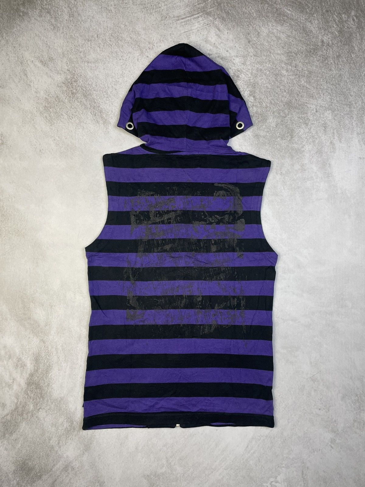 BERNINGS SHO 2000s Bernings Sho Grunge Punk Sleeveless Hooded Size US M / EU 48-50 / 2 - 6 Thumbnail