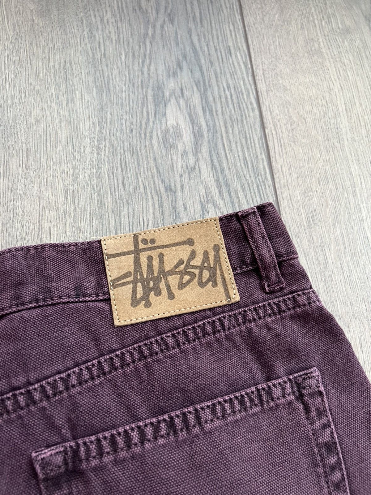 Stussy Stussy Canvas 8 Ball Big Ol Jean Purple Size 32 Size US 32 / EU 48 - 5 Thumbnail