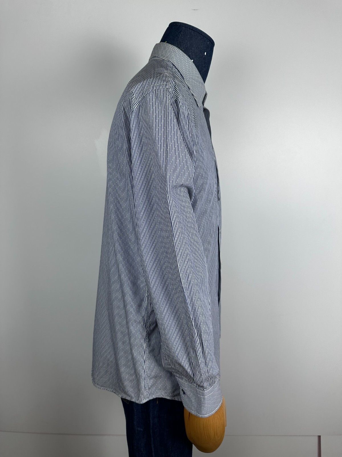 Paul Smith Paul Smith Dress Shirt Size 17.5 44 Striped Formal Slim Fit Size US L / EU 52-54 / 3 - 6 Thumbnail