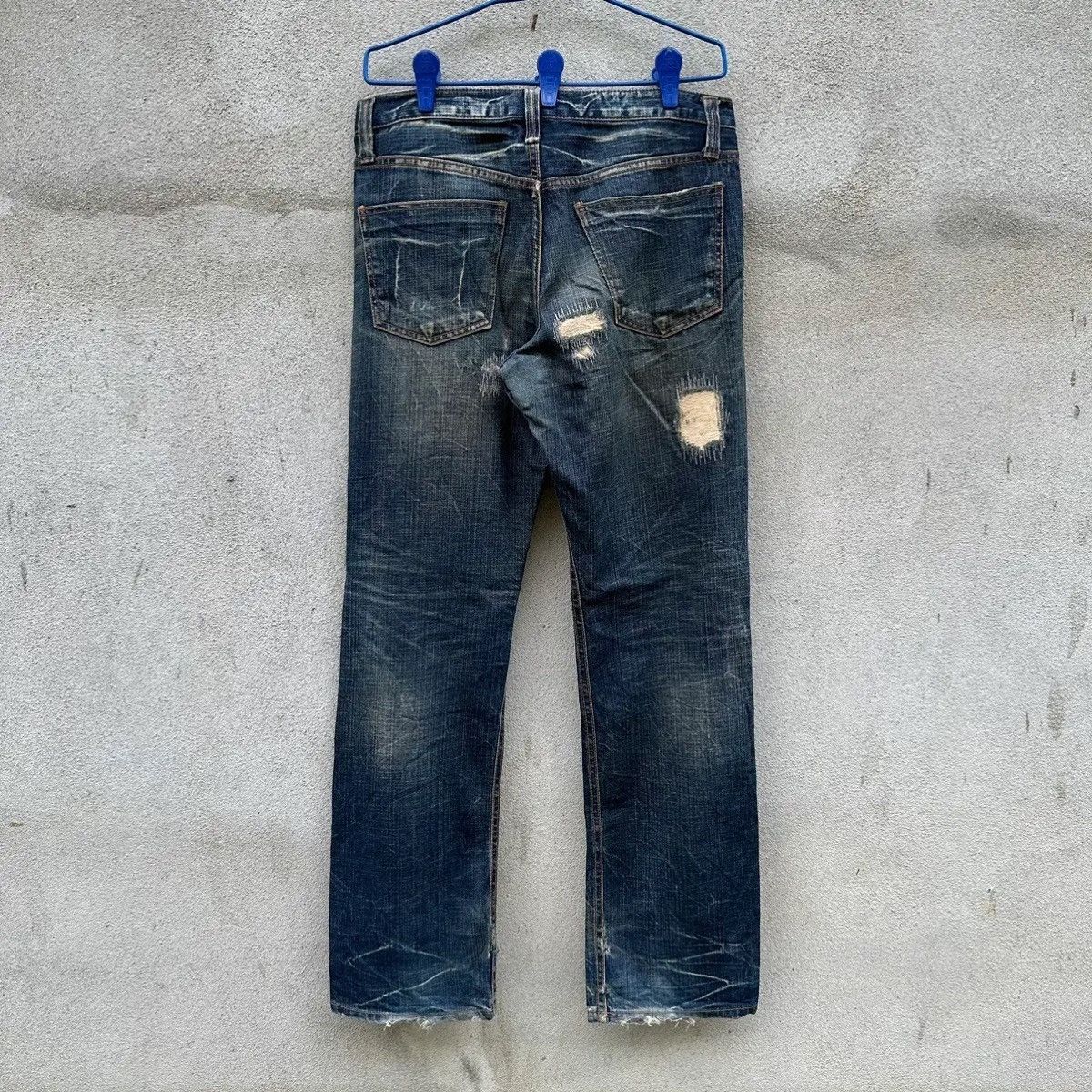 Japanese Brand JAPANESE TAKEO KIKUCHI JEANS RARE NICE FADING DENIM PANTS Size US 32 / EU 48 - 14 Thumbnail