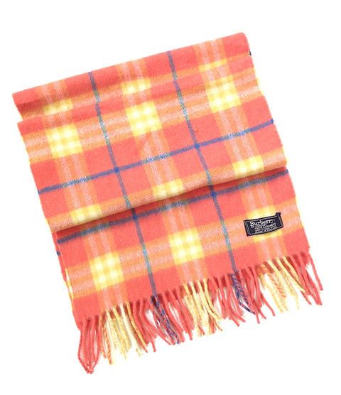 Burberry × Vintage 🔥 Vintage Burberry Cashmere Checked Scarf Size ONE SIZE - 1 Thumbnail