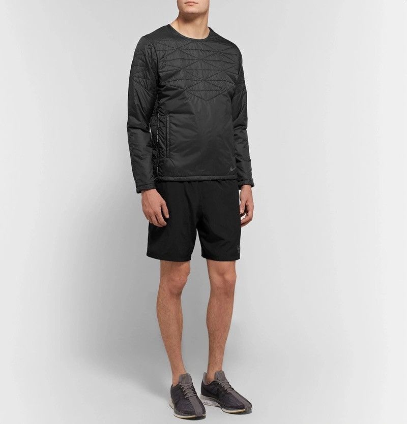 Nike Nike Running - Quilted Waterproof Shell Jacket - Men - Black Size US M / EU 48-50 / 2 - 2 Thumbnail