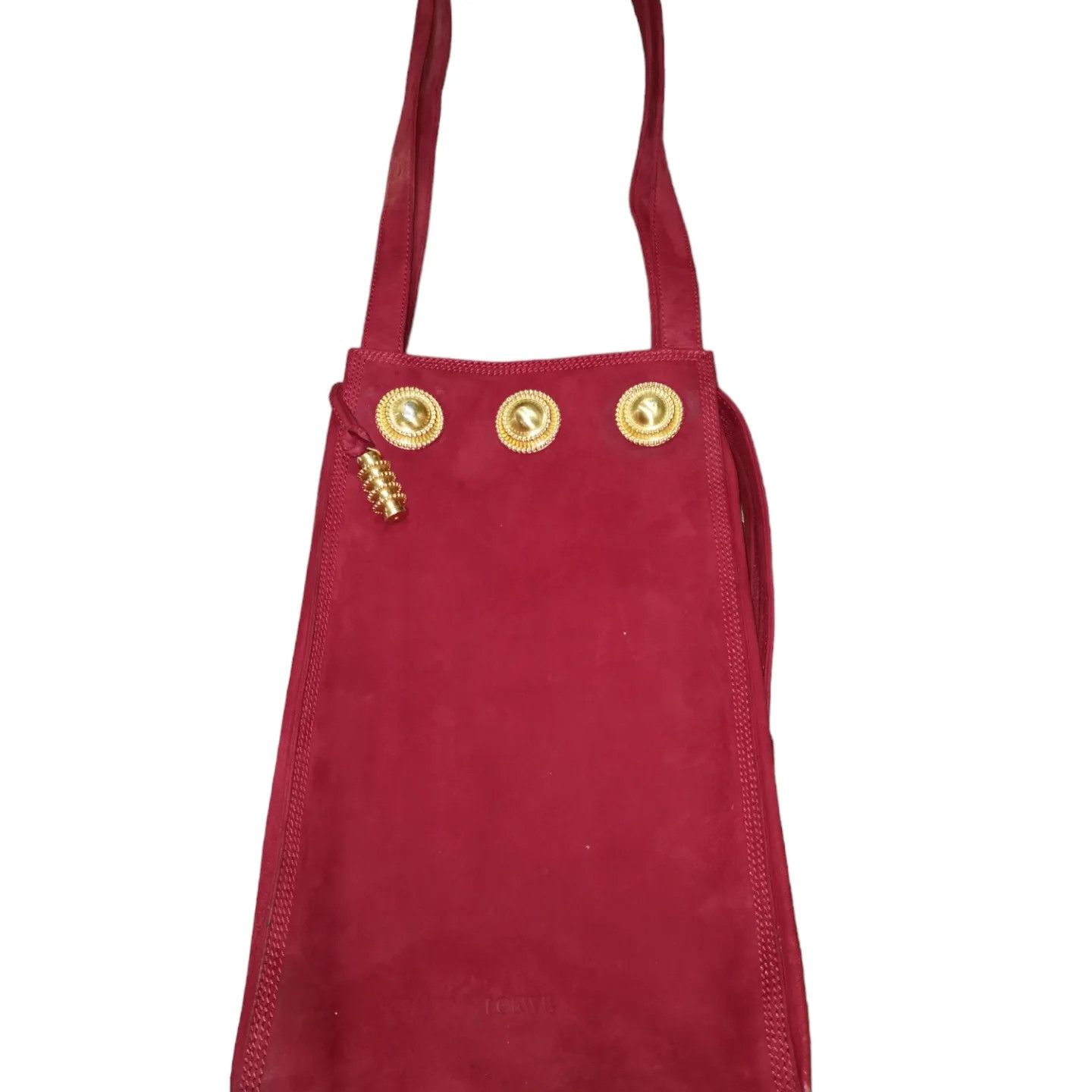 Loewe × Vintage Loewe suede shoulder vintage bag Size ONE SIZE - 1 Thumbnail