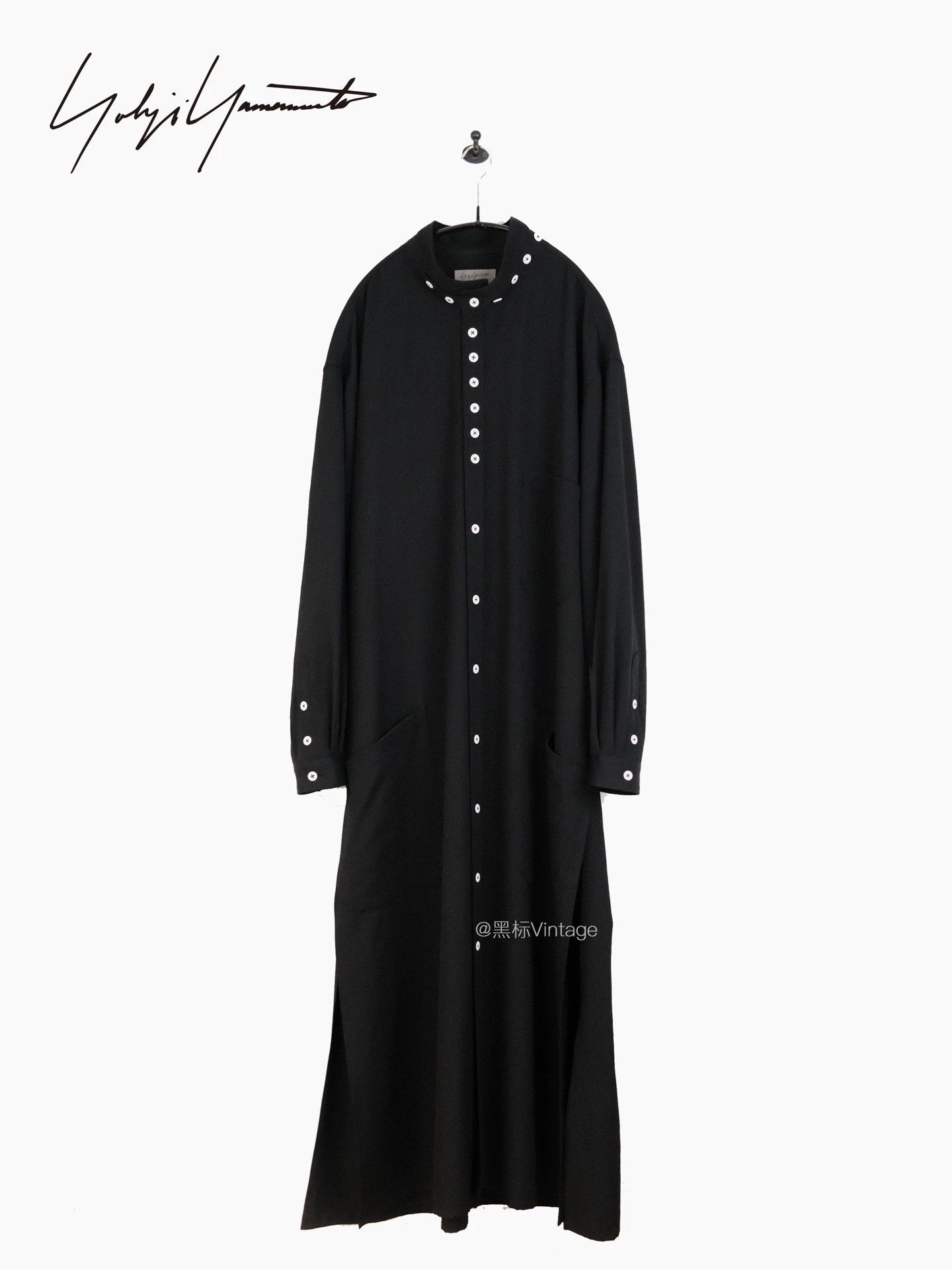 Yohji Yamamoto Yohji Yamamoto 19AW Vintage White Button Long Shirt Men's Size US S / EU 44-46 / 1 - 1 Thumbnail