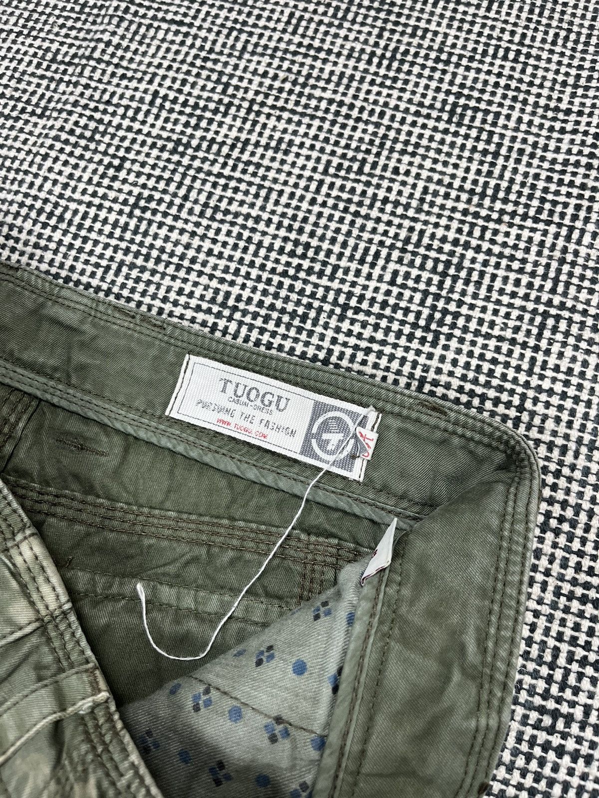 Japanese Brand Green TuoGu tactical cargo printed camo trousers Japanese Size US 30 / EU 46 - 5 Thumbnail