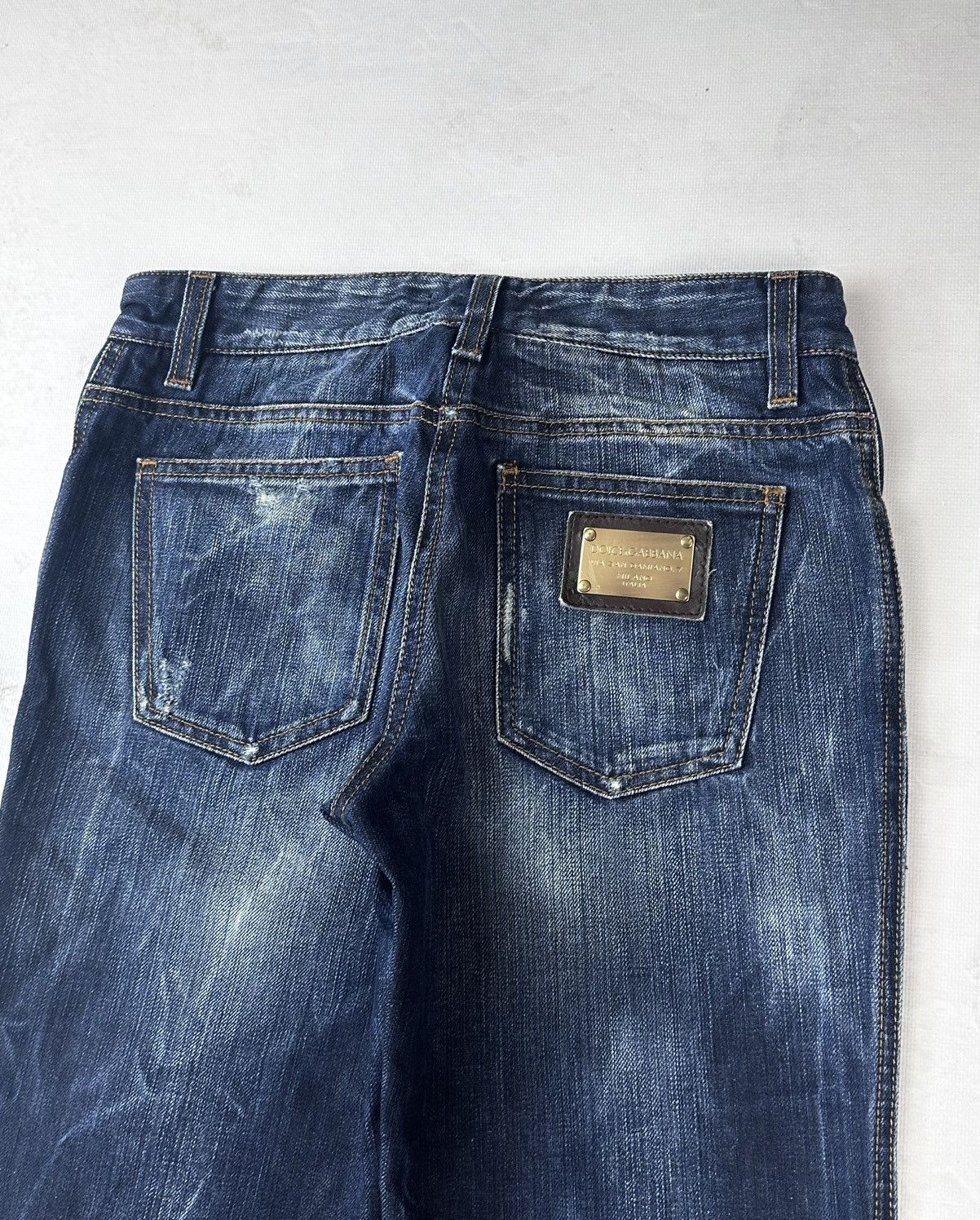Dolce & Gabbana × Japanese Brand × Vintage Japanese Vintage Dolce & Gabbana (D&G) Distressed LGB Opium Size 26" / US 2 / IT 38 - 4 Thumbnail