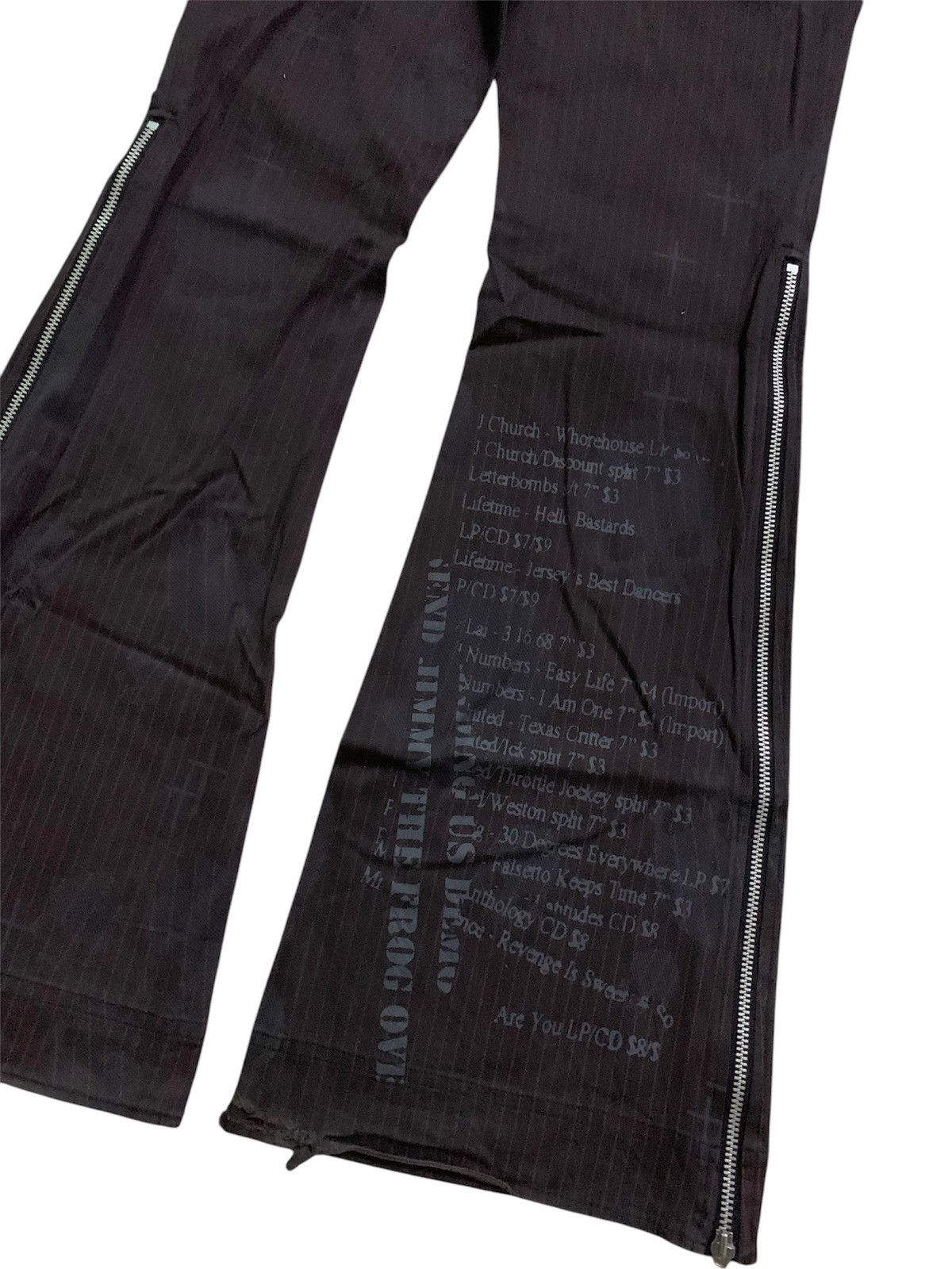 Sex Pot ReVeNGe H.Naoto Anarchy Punk Gothic Seditionaries Stripe Pant Size 29" - 4 Thumbnail