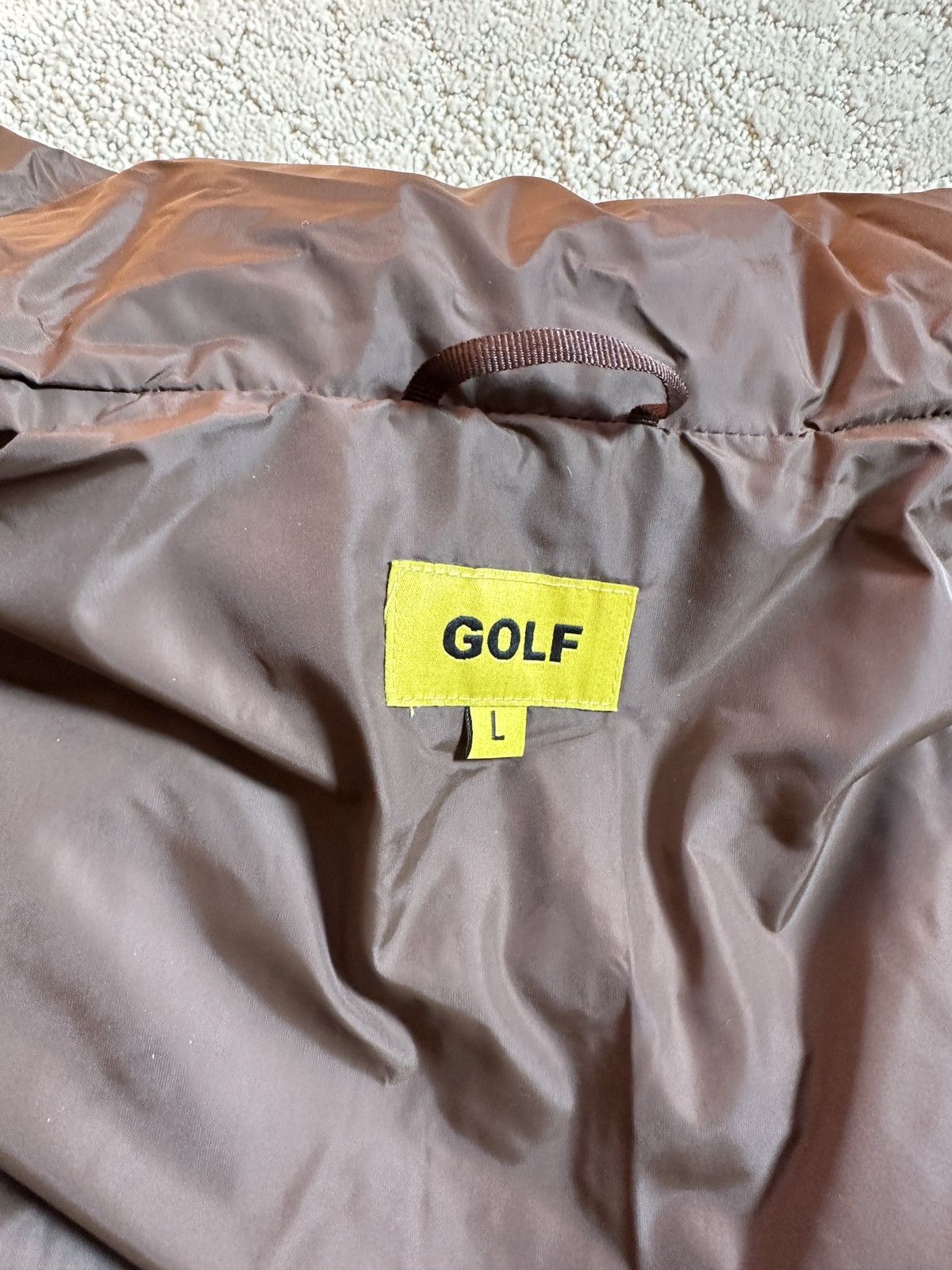Golf Wang GOLF WANG EL PASO RHINESTONE DOWN JACKET - BROWN Size US L / EU 52-54 / 3 - 7 Thumbnail