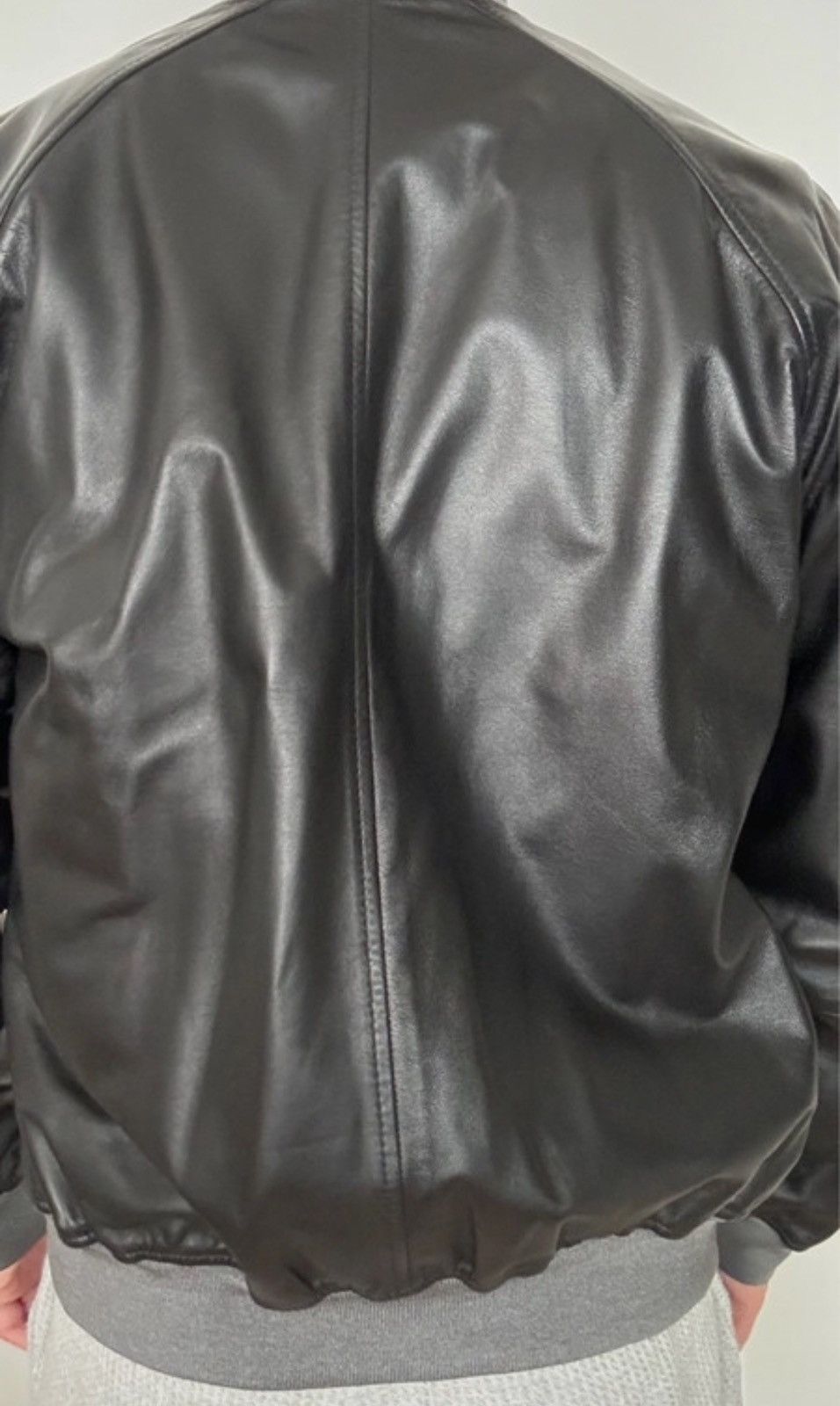 Berluti HAIDER ACKERMANN CALFSKIN LEATHER REVERSIBLE SILK JACKET Size US S / EU 44-46 / 1 - 6 Thumbnail