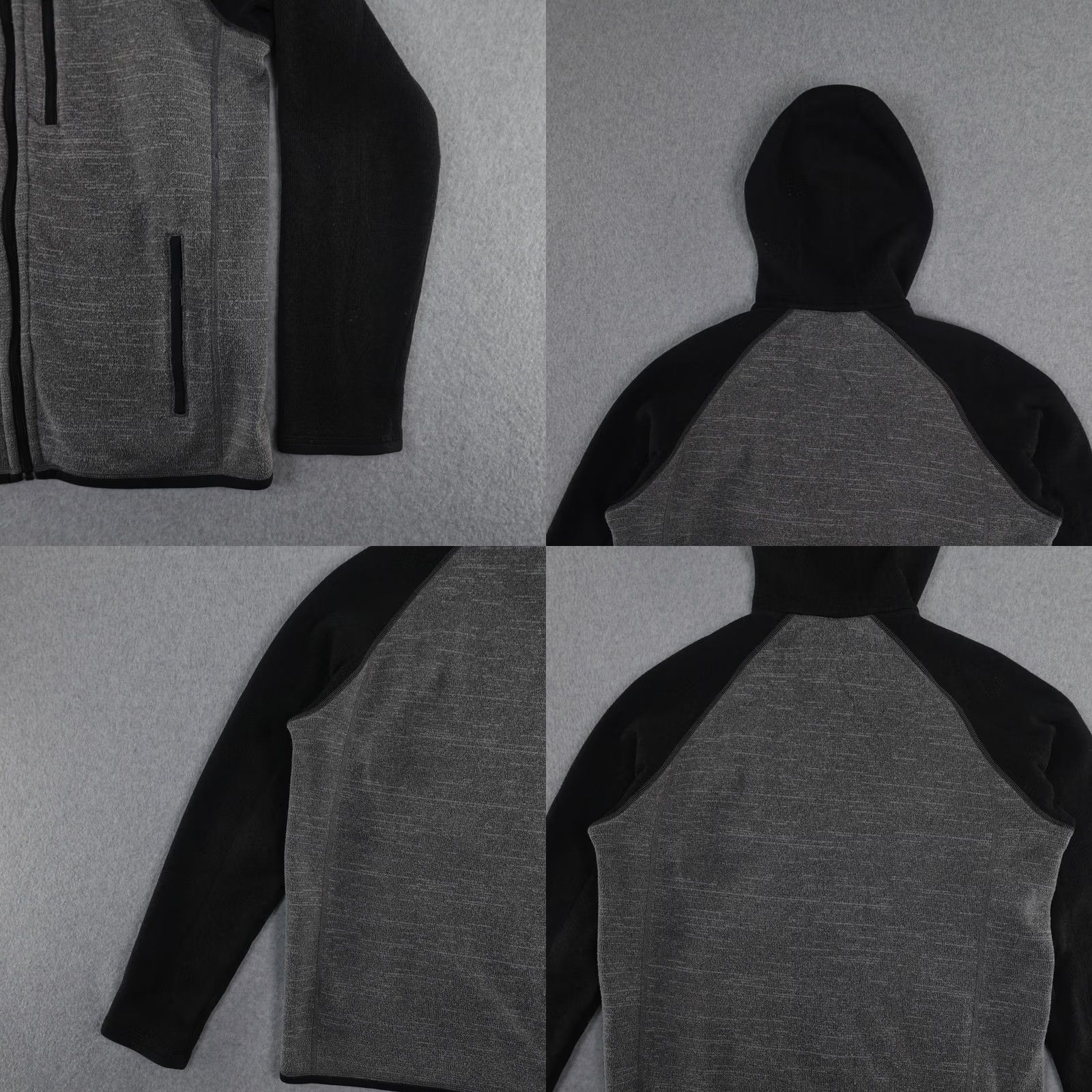 Patagonia Patagonia Sweater Adult Medium Black Gray Full Zip Hiking (21X26) Size US M / EU 48-50 / 2 - 8 Thumbnail