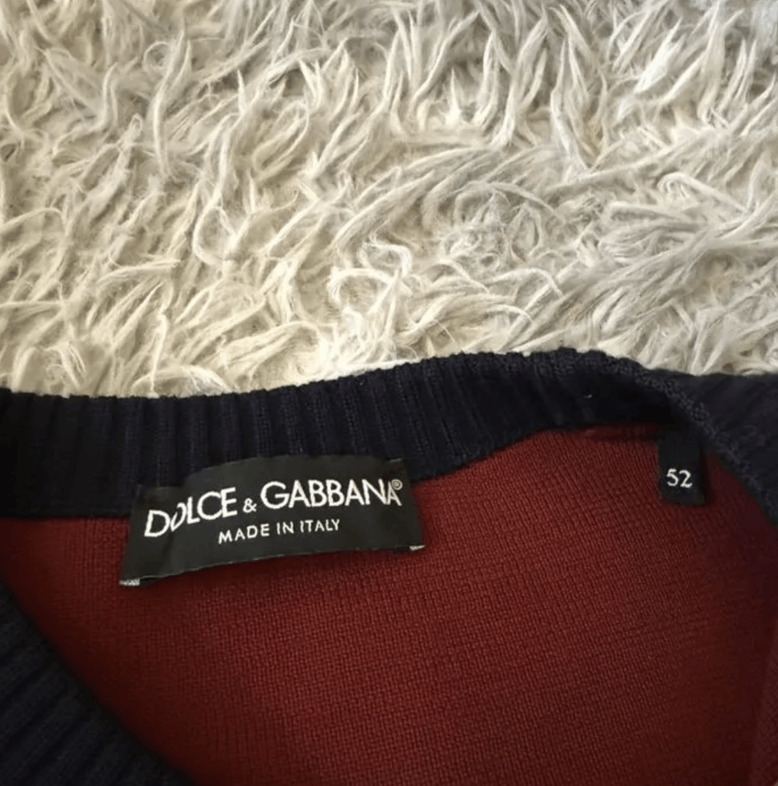 Dolce & Gabbana Wool patched sweater Size US L / EU 52-54 / 3 - 5 Thumbnail