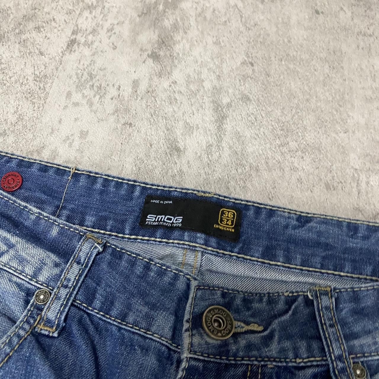 Other SMOG blue denim jeans y2k 2000a Vintage Rap hip hop Size US 36 / EU 52 - 5 Thumbnail