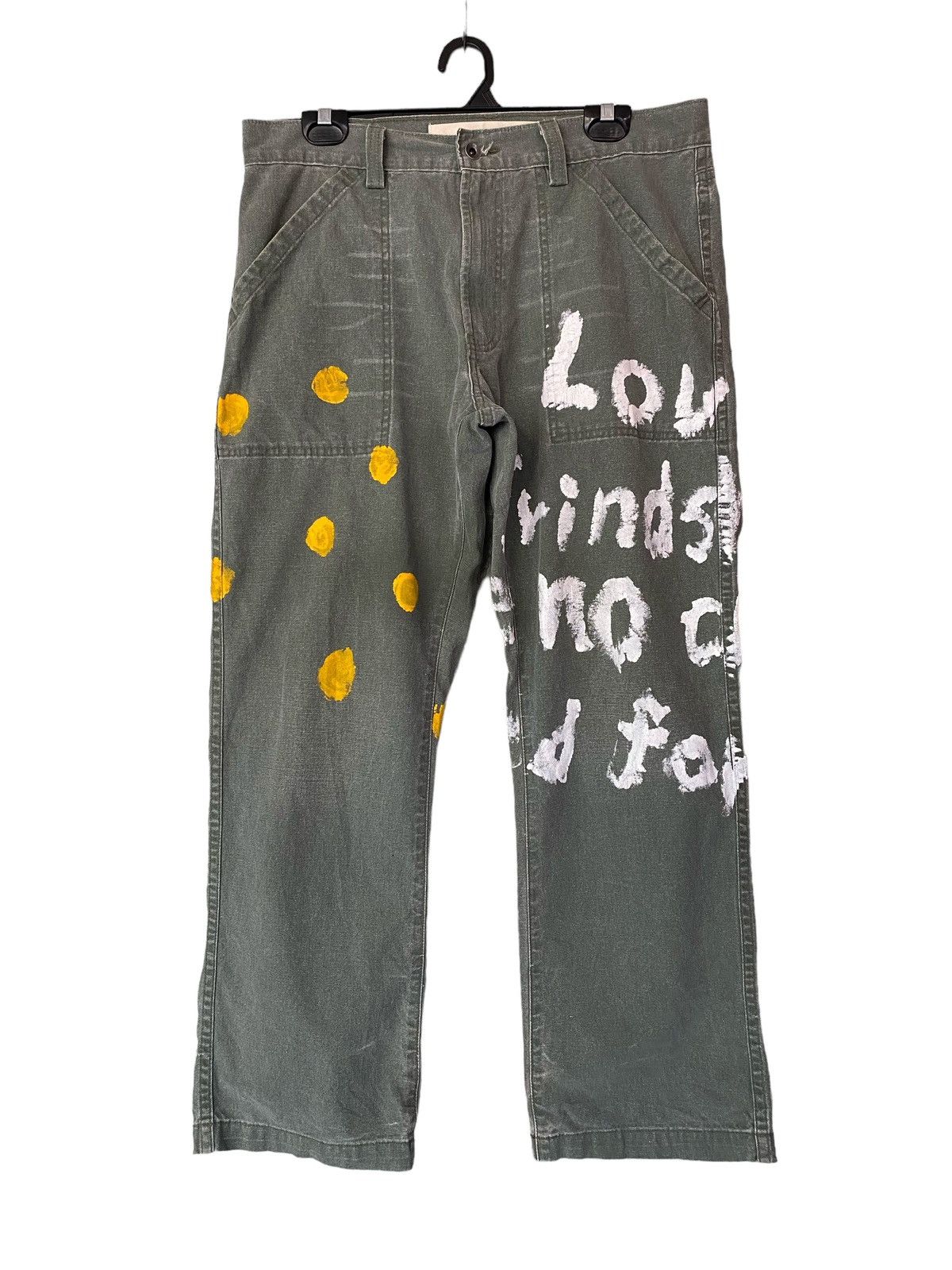 Gap Gap X Army Art Design Cotton Pant W35” Size US 35 - 1 Thumbnail