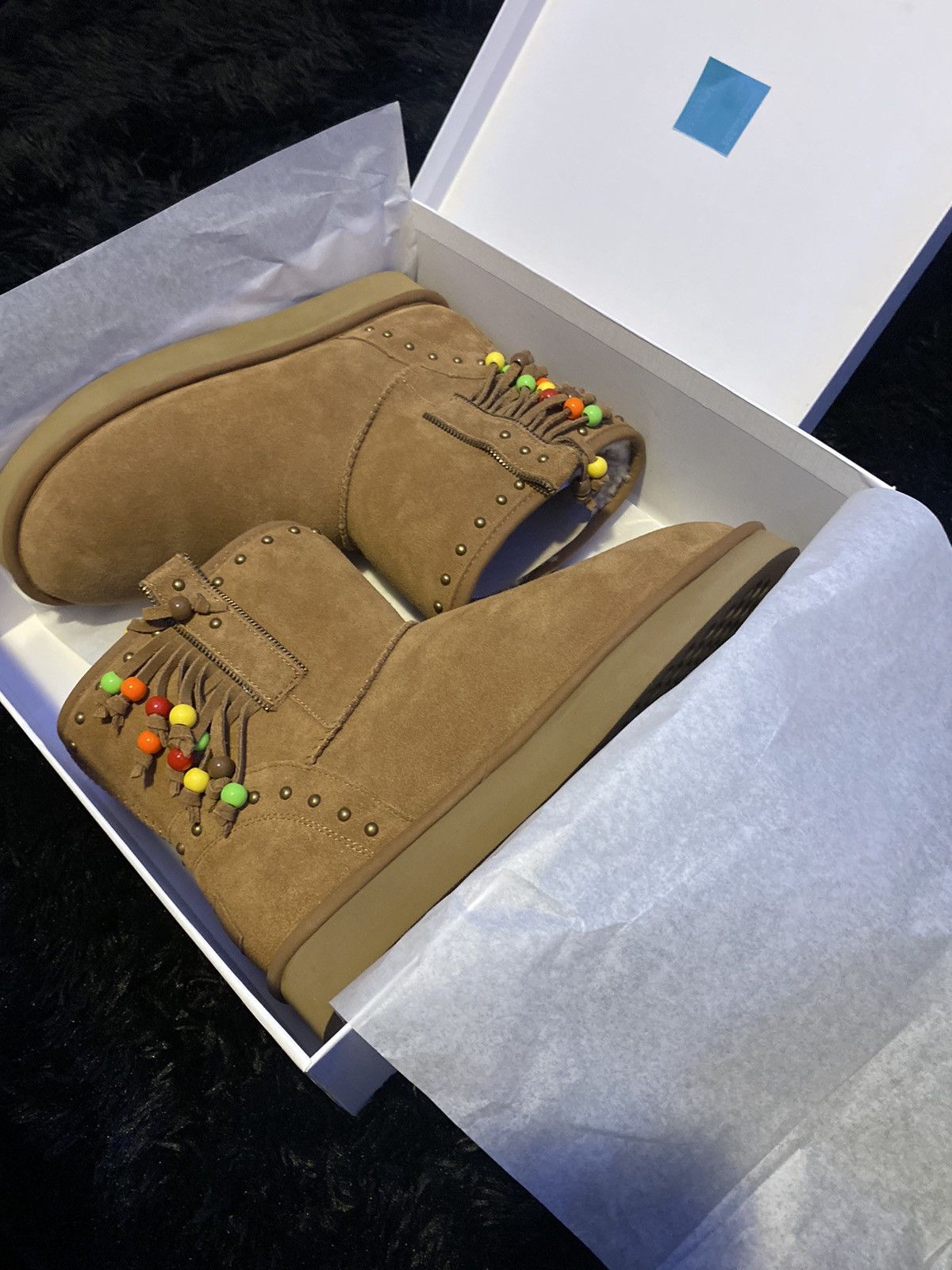 1199 Bazo1199 Surfer Beaded Ugg Boots Size US 11 / EU 44 - 1 Thumbnail
