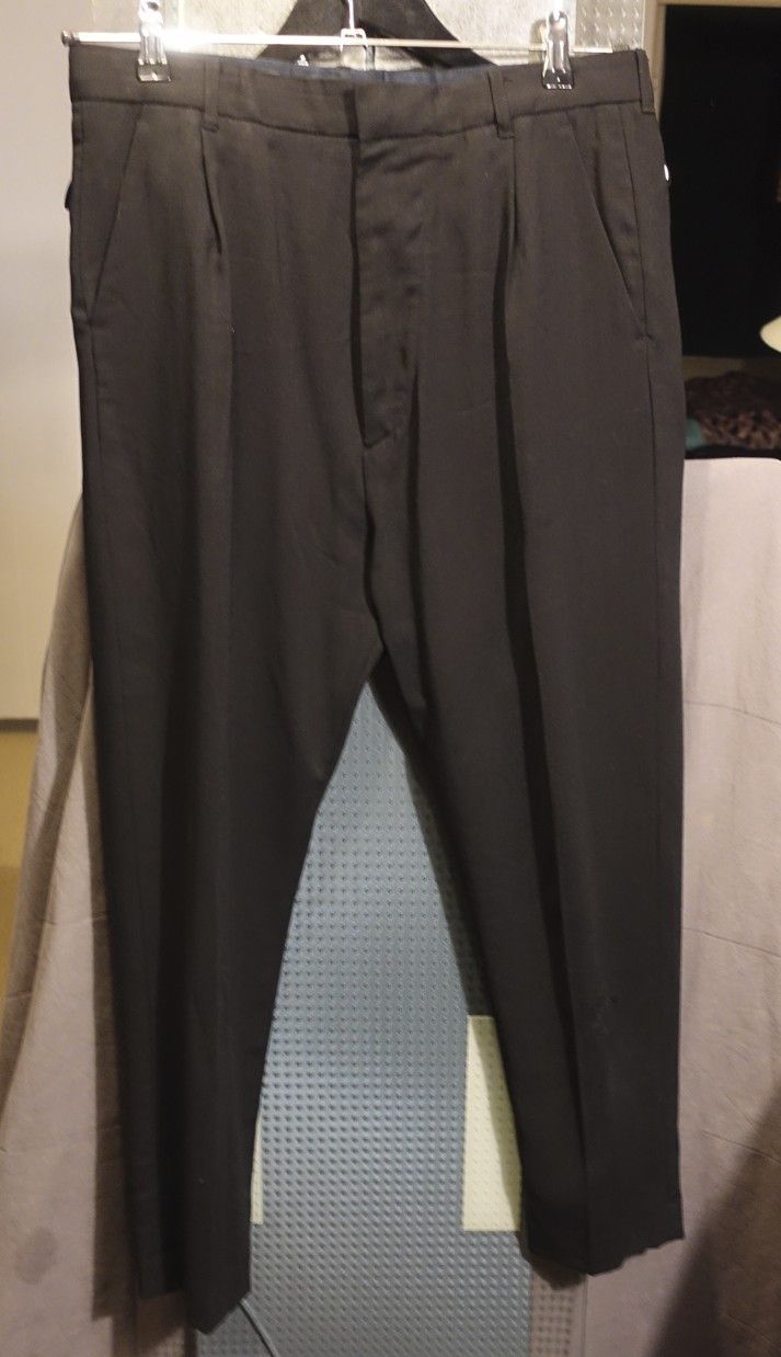 Ann Demeulemeester Tropical Wool Cropped pants Size US 32 / EU 48 - 1 Thumbnail
