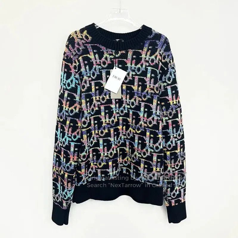Dior Dior Black Graphic Pullover Sweater . Size XS / US 0-2 / IT 36-38 - 1 Thumbnail