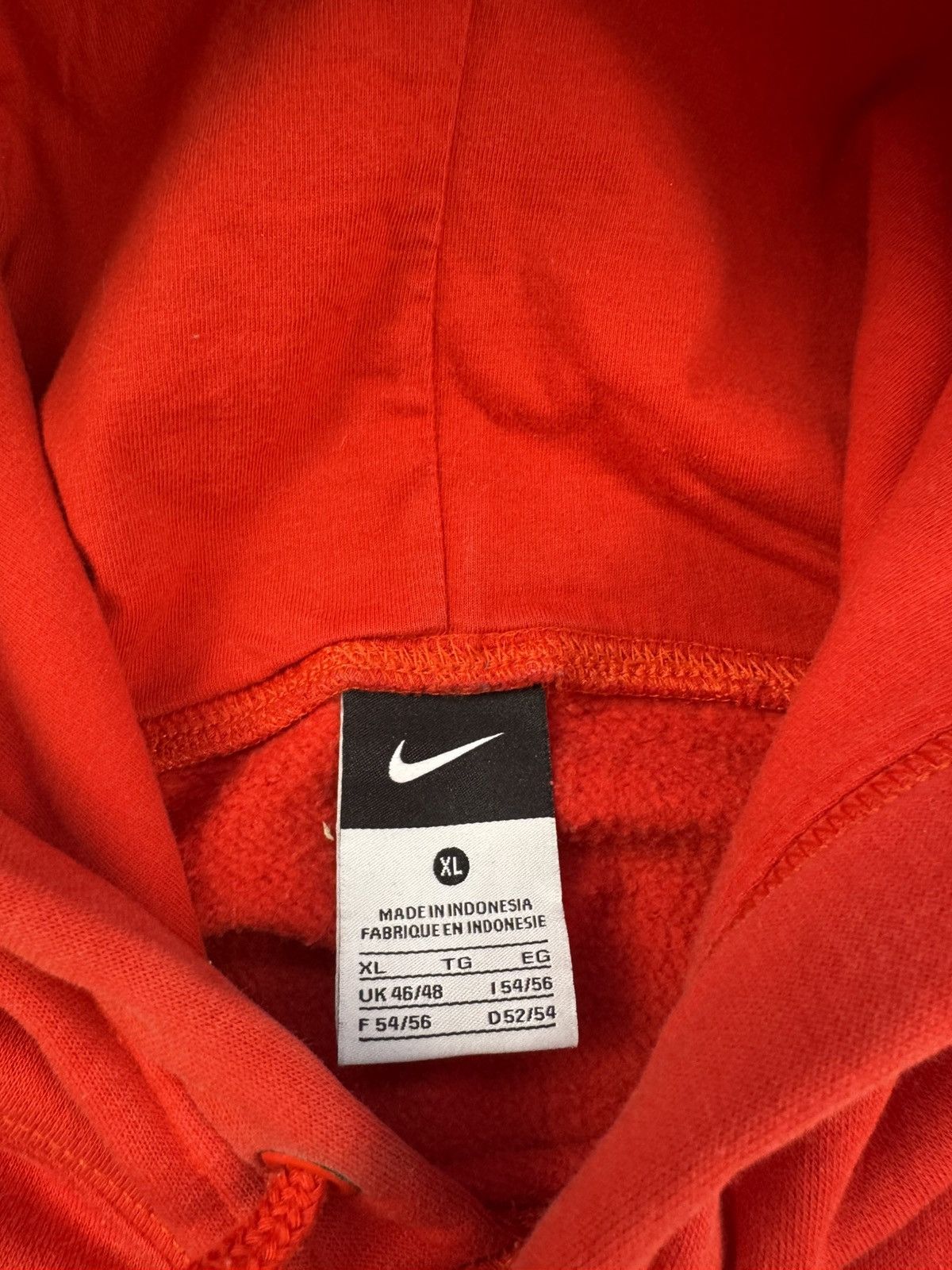 Nike × Vintage NIKE VINTAGE CENTER LOGO OVERSIZE BOXY HOODIE Size US XL / EU 56 / 4 - 7 Thumbnail