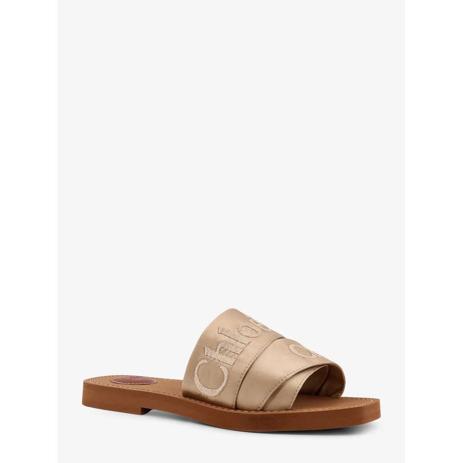 Chloe Chloe Beige Slide Sandals New & Authentic (Euro Size:8;) Size US 8 / IT 38 - 2 Thumbnail