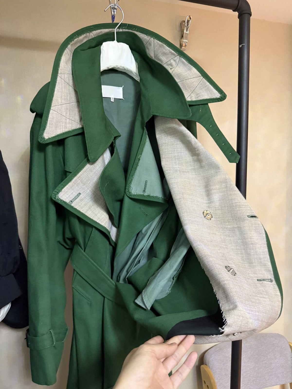 Maison Margiela Maison Margiela FW20 Co-Ed deconstructed double layer coat Size US S / EU 44-46 / 1 - 4 Thumbnail