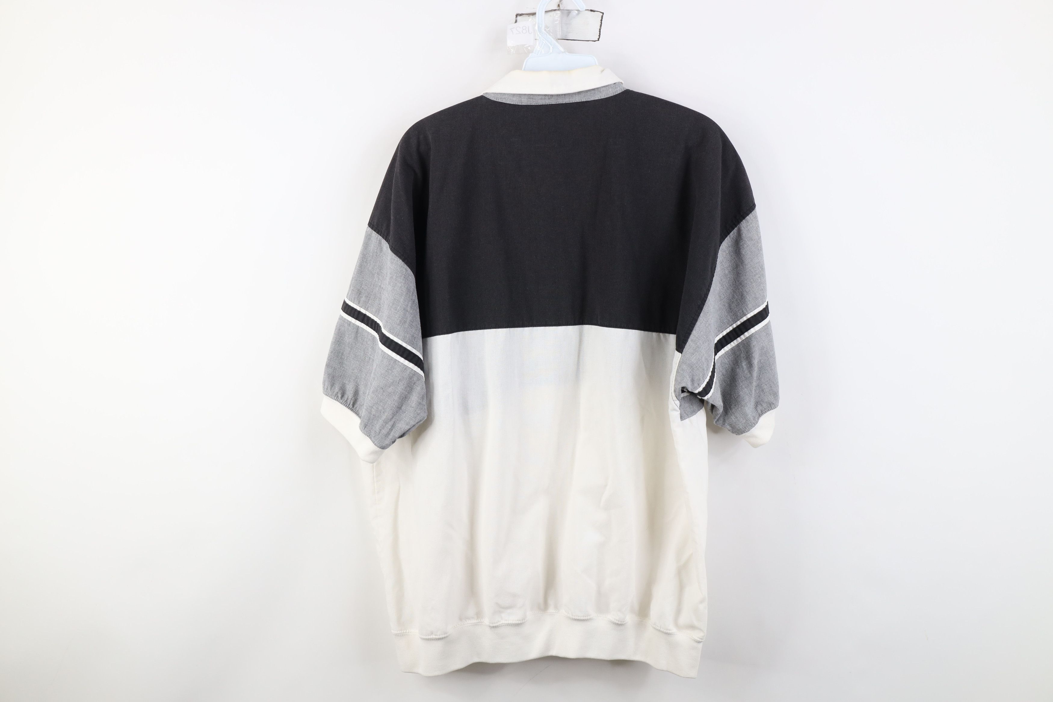 Vintage Vintage 90s Streetwear Block Pullover Polo Shirt Mob Mafia Size US XL / EU 56 / 4 - 11 Thumbnail