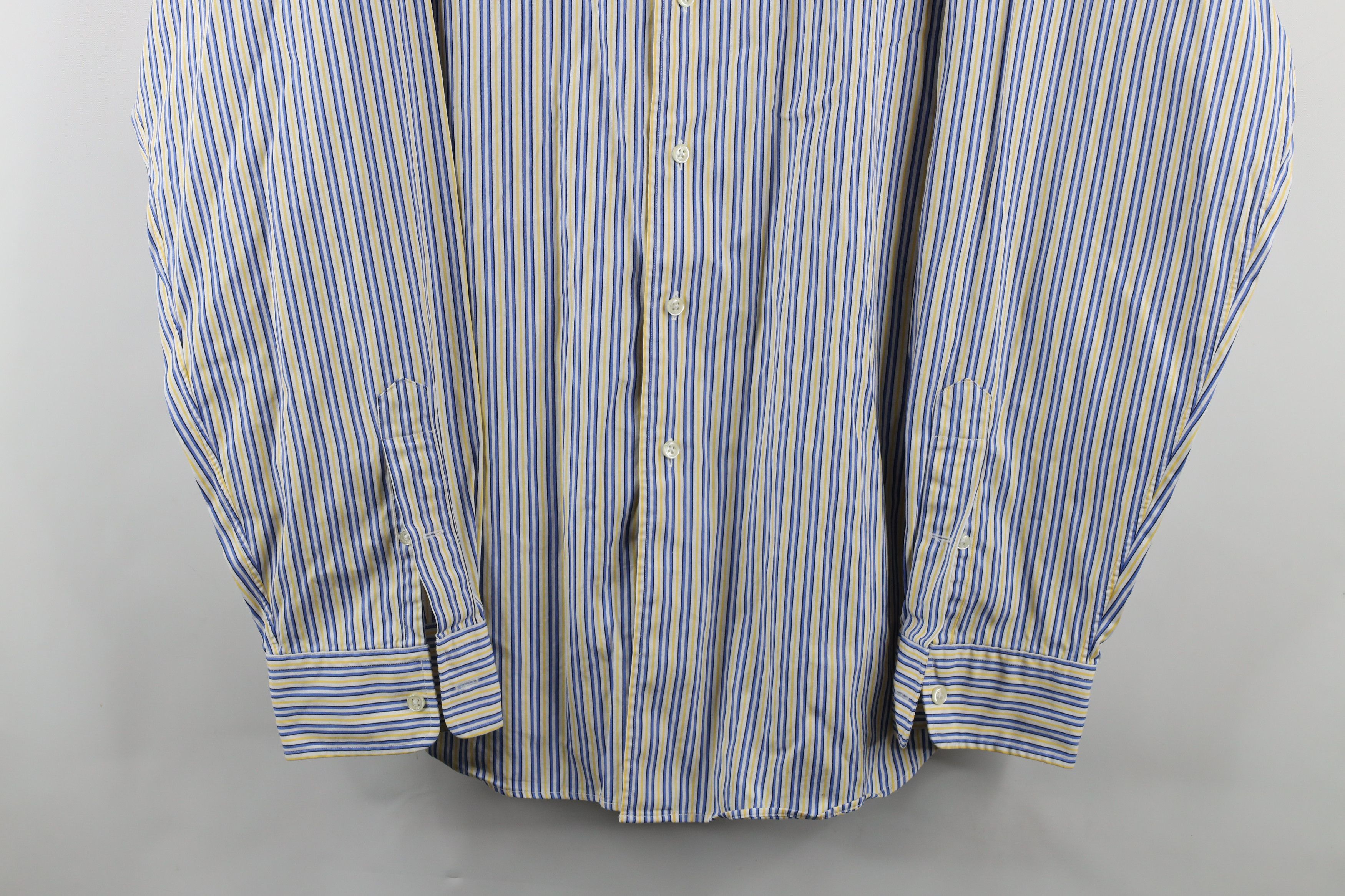 Ralph Lauren × Vintage Vintage 90s Ralph Lauren Fit Striped Collared Button Shirt Size US XXL / EU 58 / 5 - 3 Thumbnail