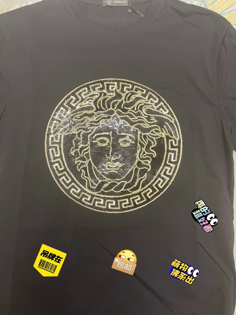 Versace Versace Sequined short sleeves Size US M / EU 48-50 / 2 - 1 Thumbnail