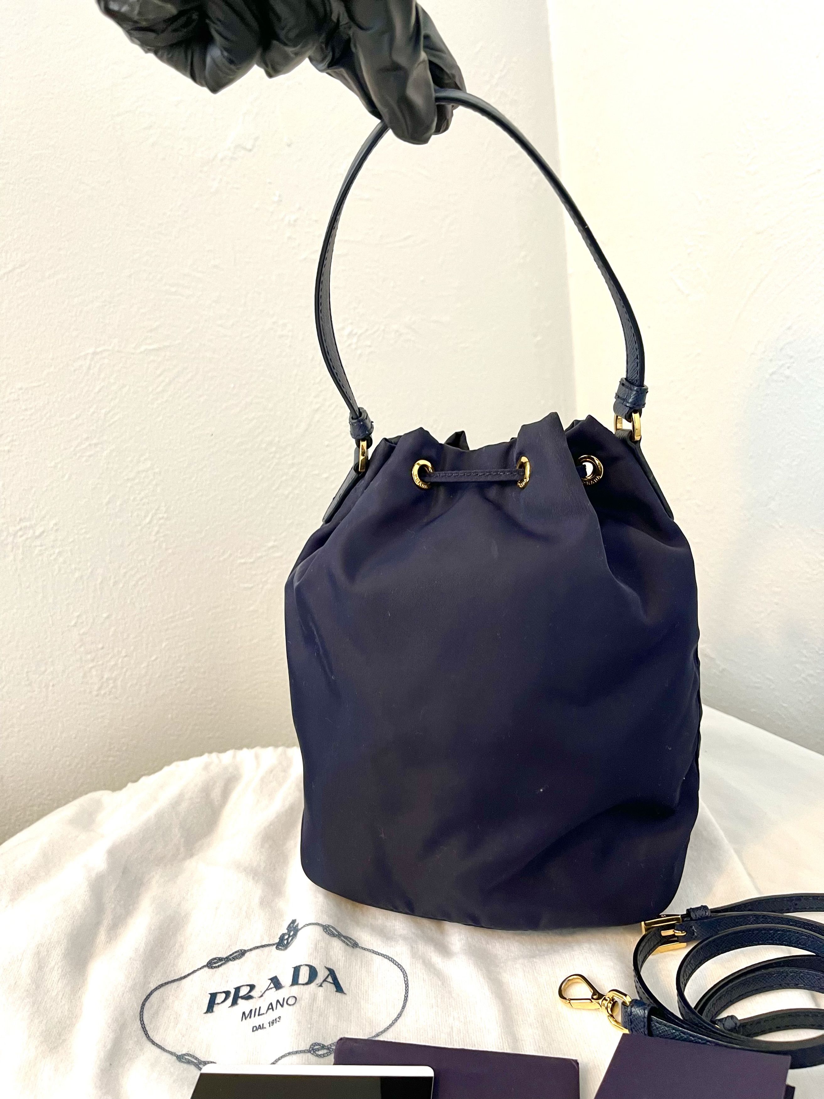 Prada duet re-nylon bucket bag Size ONE SIZE - 8 Thumbnail