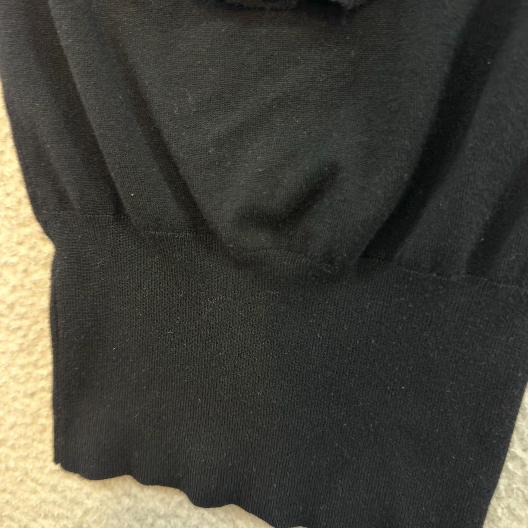 Express VINTAGE Y2K High Neck Top Small Black Knit Ruffle Sleeveless Career Office Express Shirt Women? Size S / US 4 / IT 40 - 5 Thumbnail