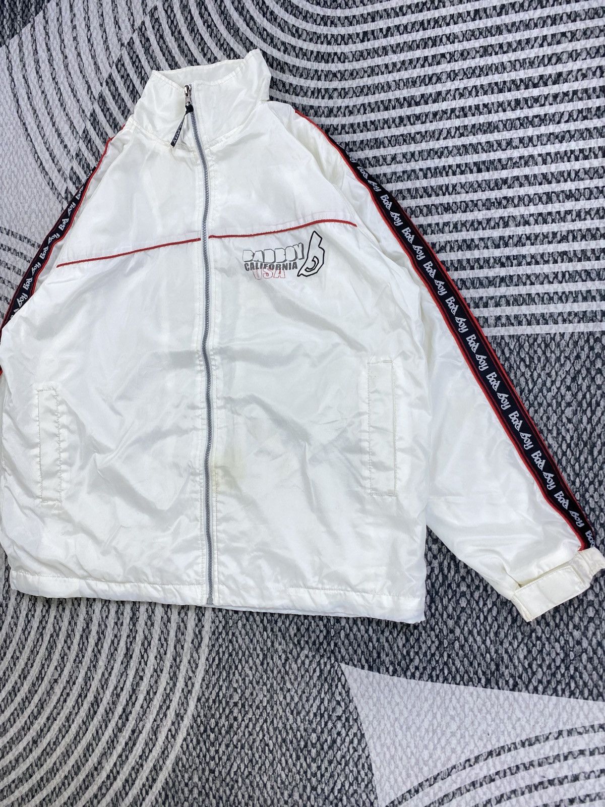 If Six Was Nine Vintage Badboy California Side Tape Jacket Size US XL / EU 56 / 4 - 4 Thumbnail