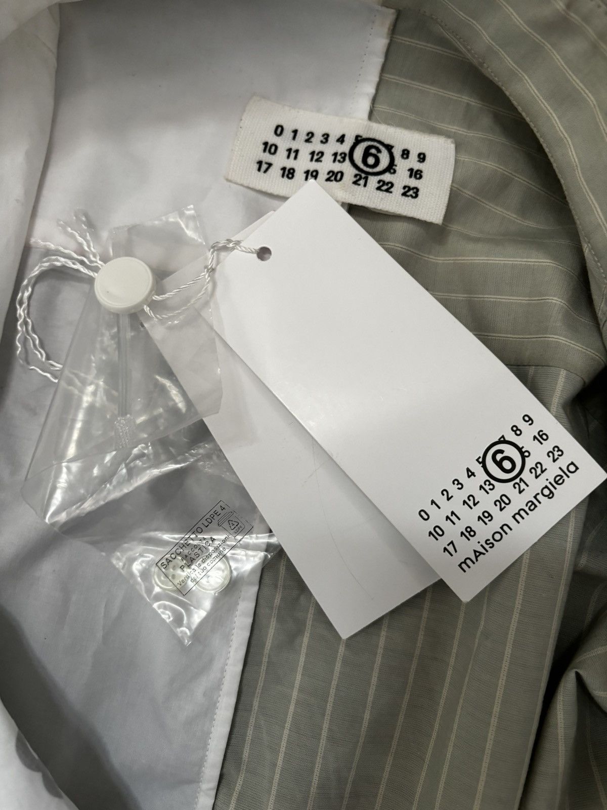 Maison Margiela Maison Margiela Split Asymetrical Shirt (new season) Size US S / EU 44-46 / 1 - 5 Thumbnail