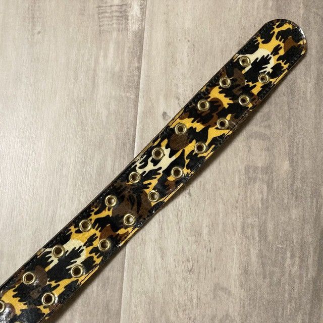Bape 🔥Vintage🔥 BAPE Leopard Camo Belt a bathing ape NIGO Size ONE SIZE - 5 Thumbnail