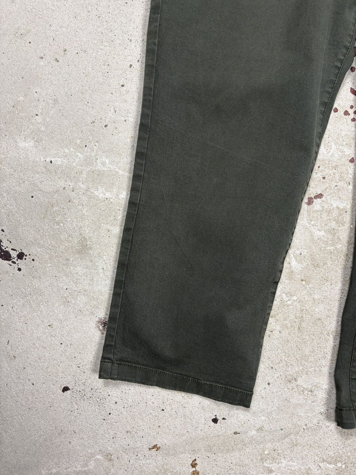 Prada SS 2004 Prada Cropped Ombre Bleached Trosuers Pants Capri Size 32" / US 10 / IT 46 - 4 Thumbnail