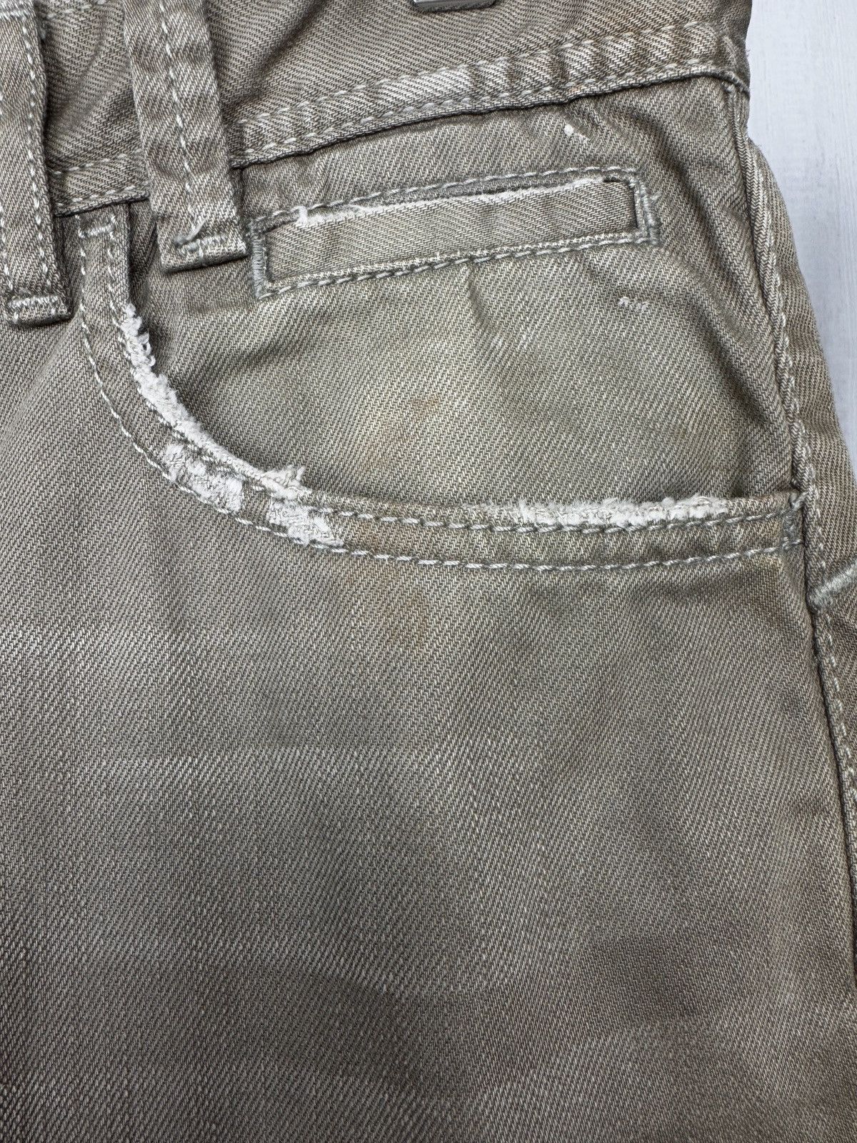 Dolce & Gabbana Magic Regular Straight Leg khaki beige jeans