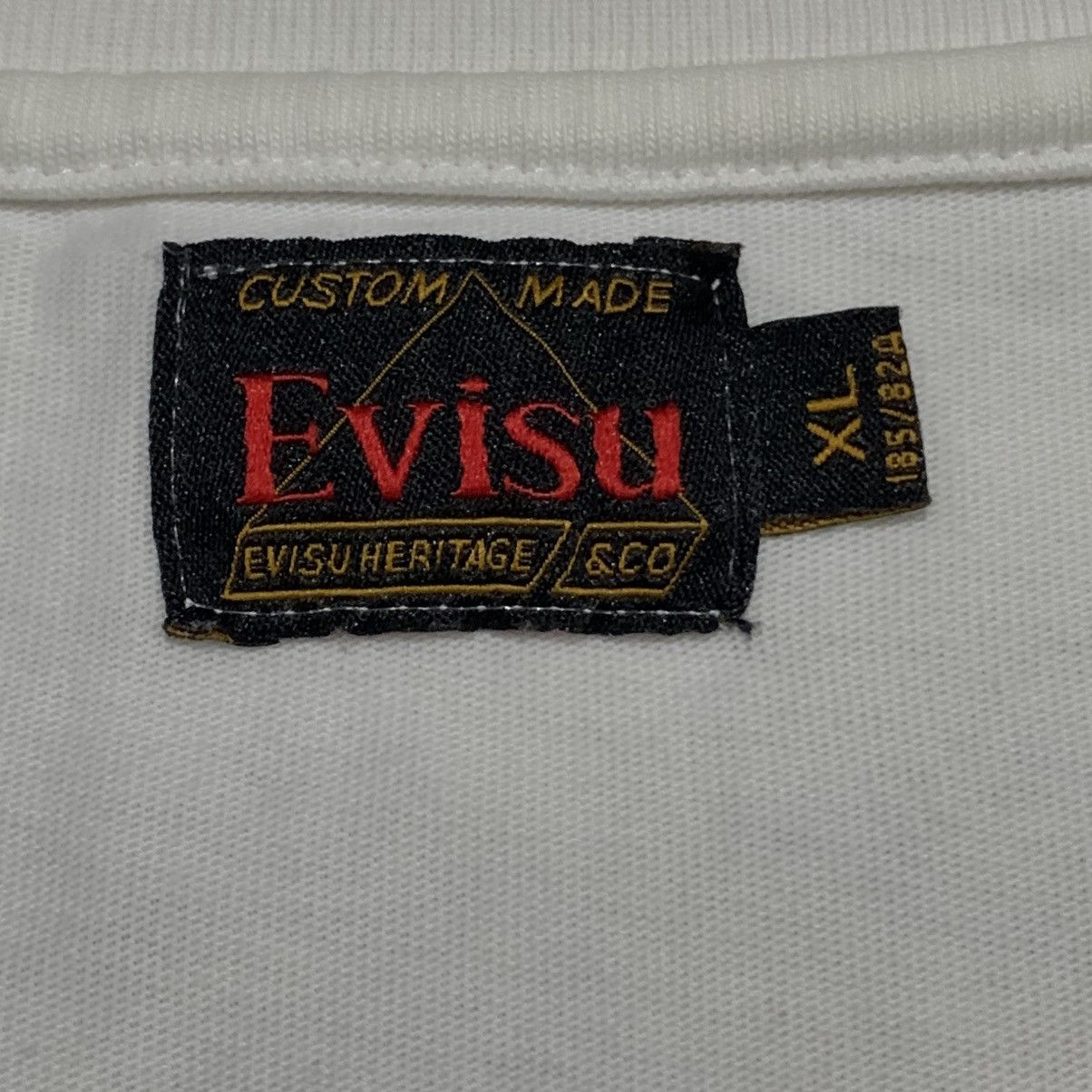 Evisu Tshirt Evisu Daruma Moto Club Size US XL / EU 56 / 4 - 4 Thumbnail