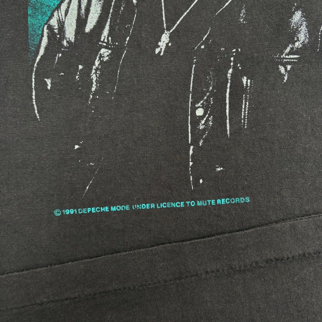 Band Tees Depeche Mode 1991 91 90s Vintage Remote Control Band T-Shirt Size US M / EU 48-50 / 2 - 3 Thumbnail