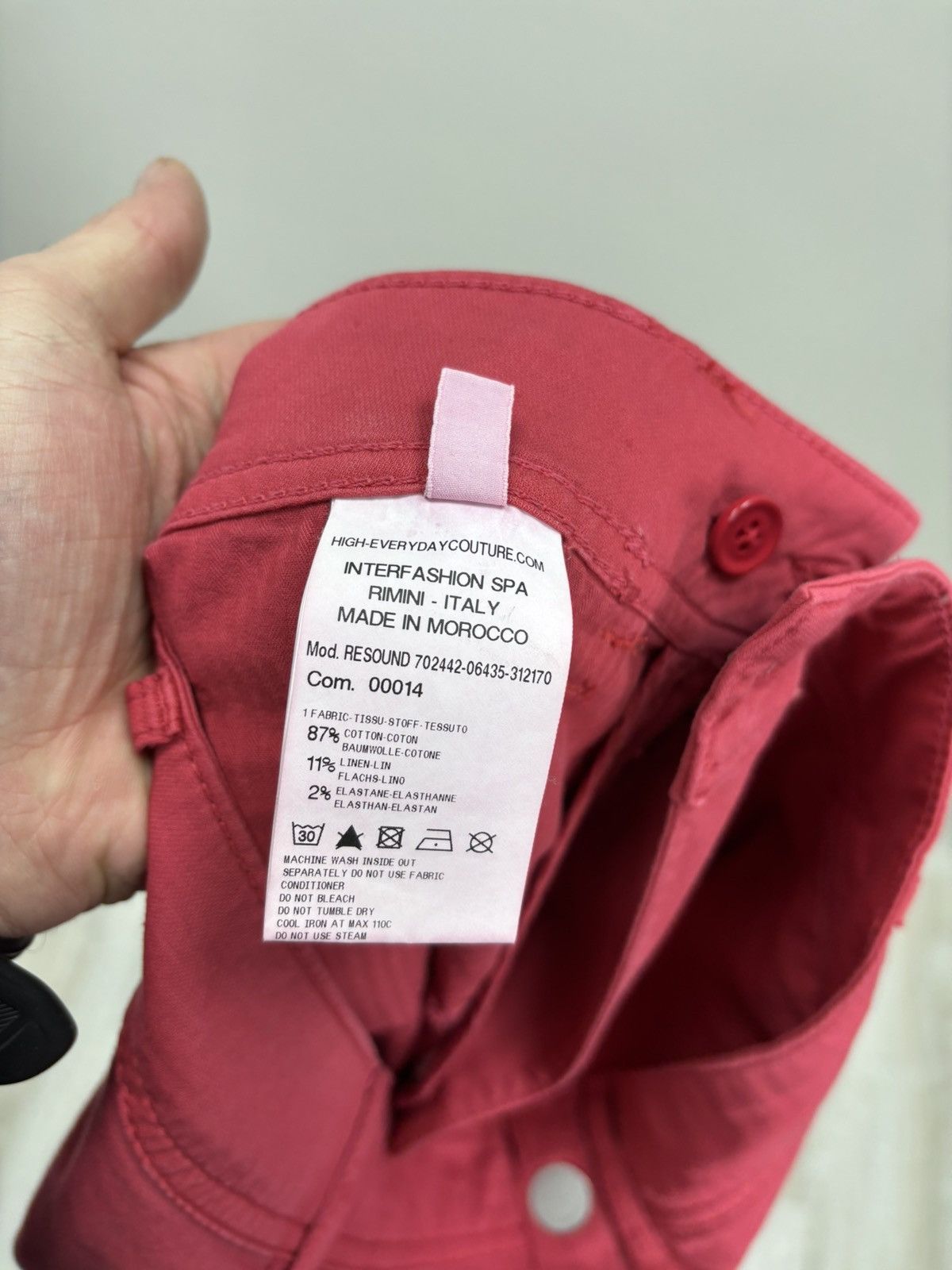 Rundholz Womens pants High Use Size 42 Color Red Size 28" / US 6 / IT 42 - 11 Thumbnail