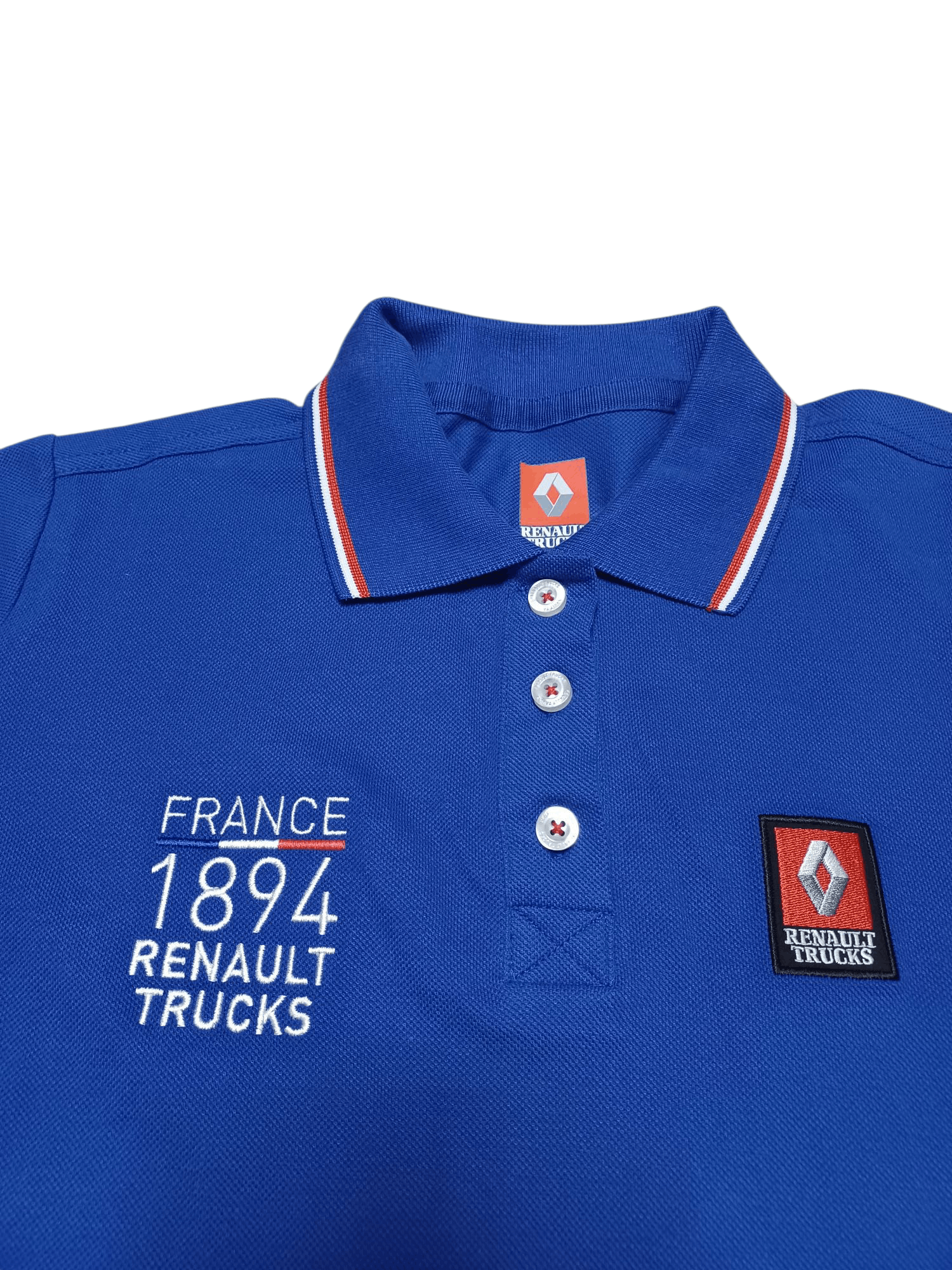 Vintage RENAULT TRUCKS RACING EMBROIDERED LOGO VINTAGE POLO SHIRT Size US M / EU 48-50 / 2 - 2 Thumbnail