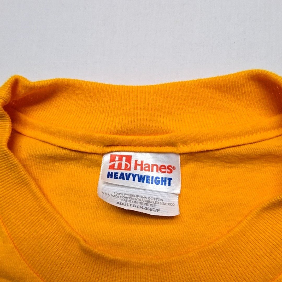Hanes Vintage Shawnee Ski Ride Tube Shirt Graphic Yellow Small Tee Size US S / EU 44-46 / 1 - 6 Thumbnail