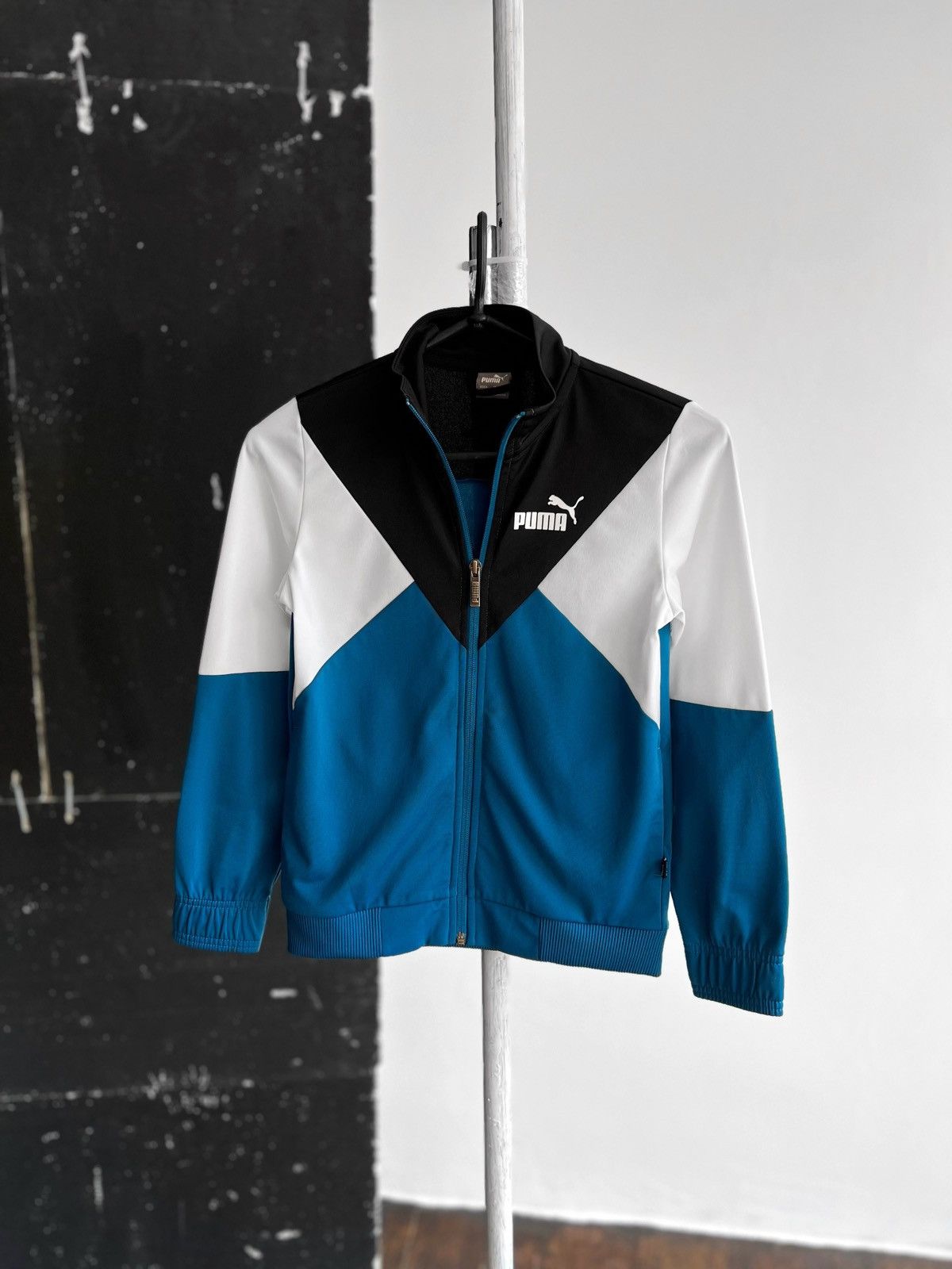Puma Puma Kids Boys Full Zip Track Jacket Long Sleeve Logo Size US XXS / EU 40 - 1 Thumbnail