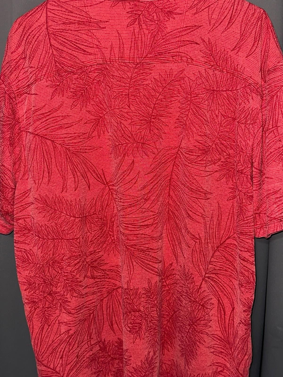 Tommy Bahama 🌴 Tommy Bahama Red Leaf Polo (XXL) Size US XXL / EU 58 / 5 - 7 Thumbnail
